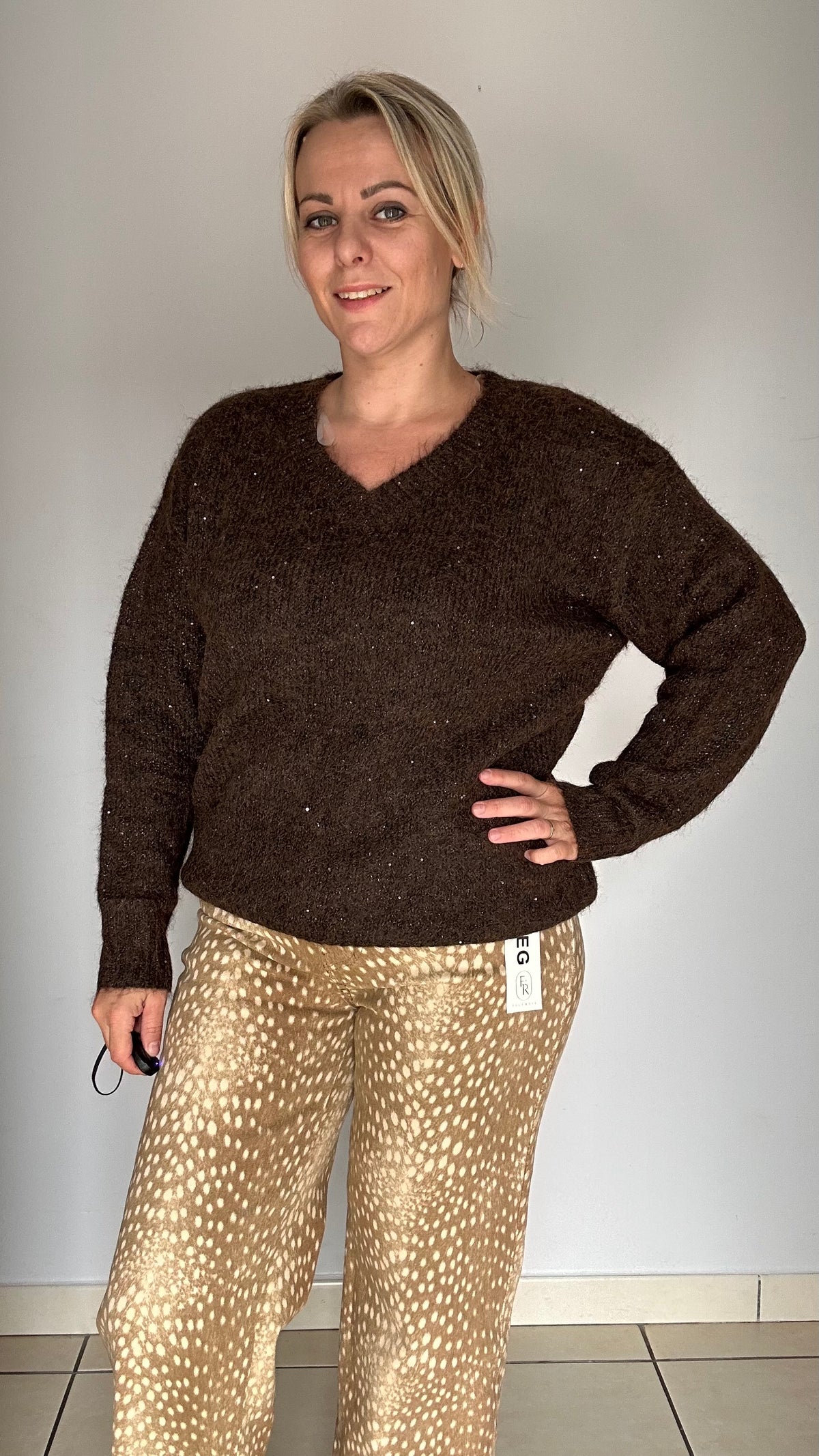 ✨ Nouveau pull tout doux chocolat