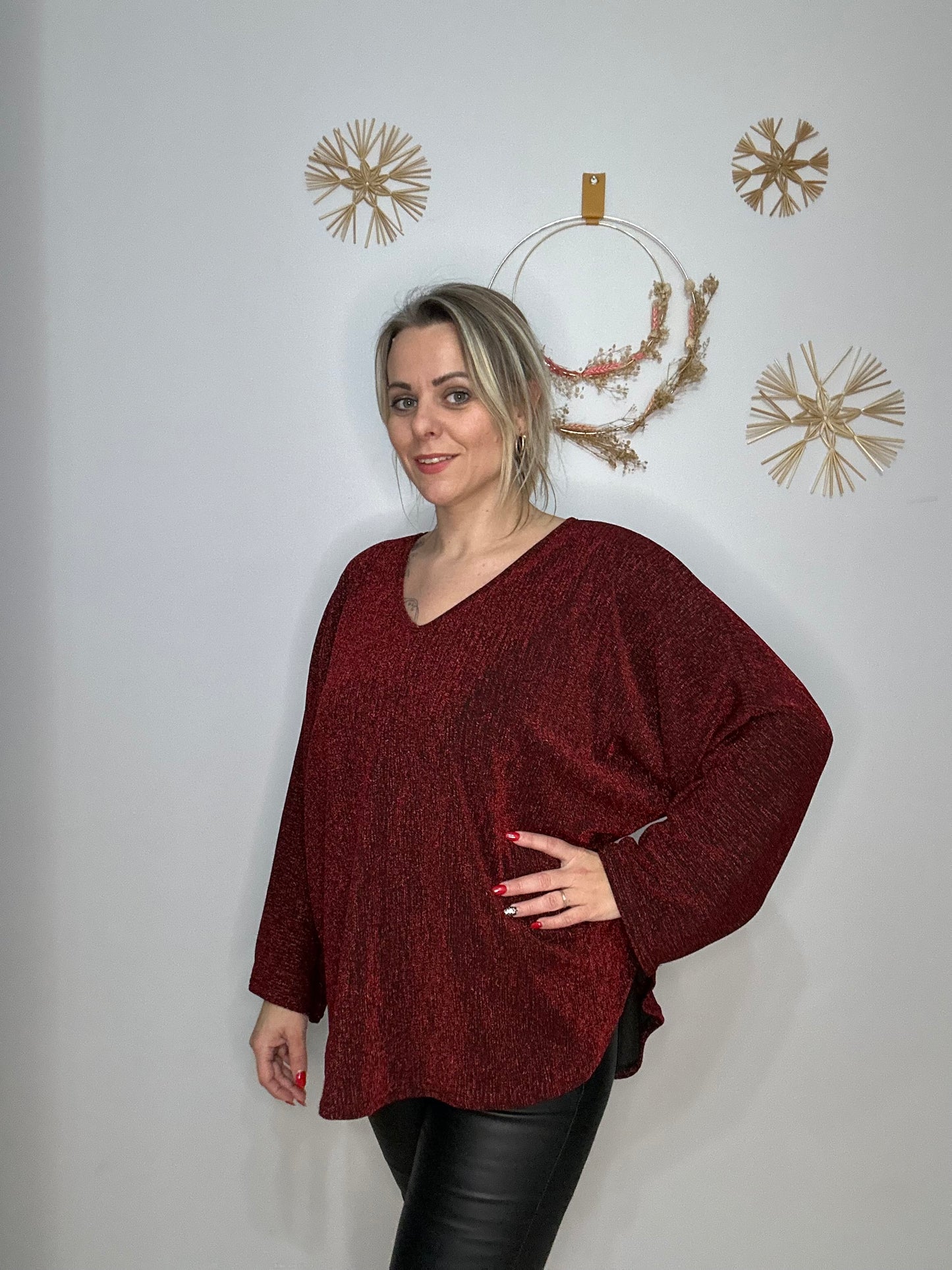 Tunique ample pailletée