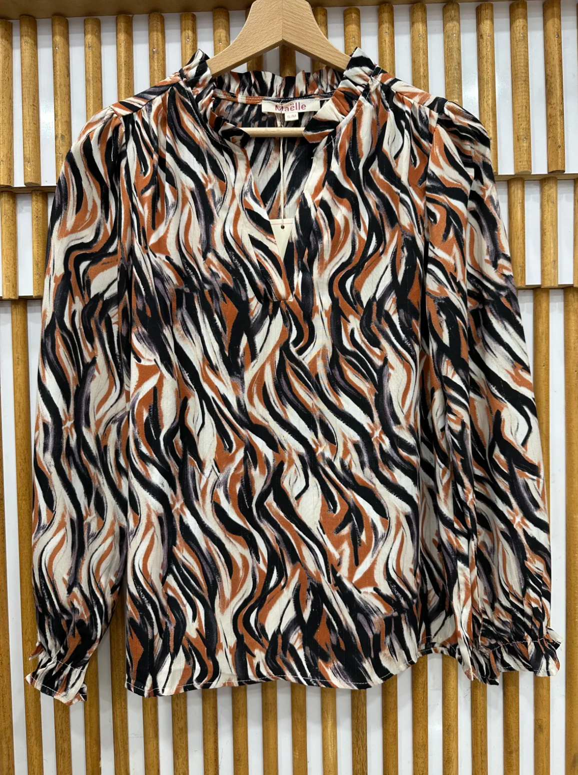 Blouse tendance imprimée