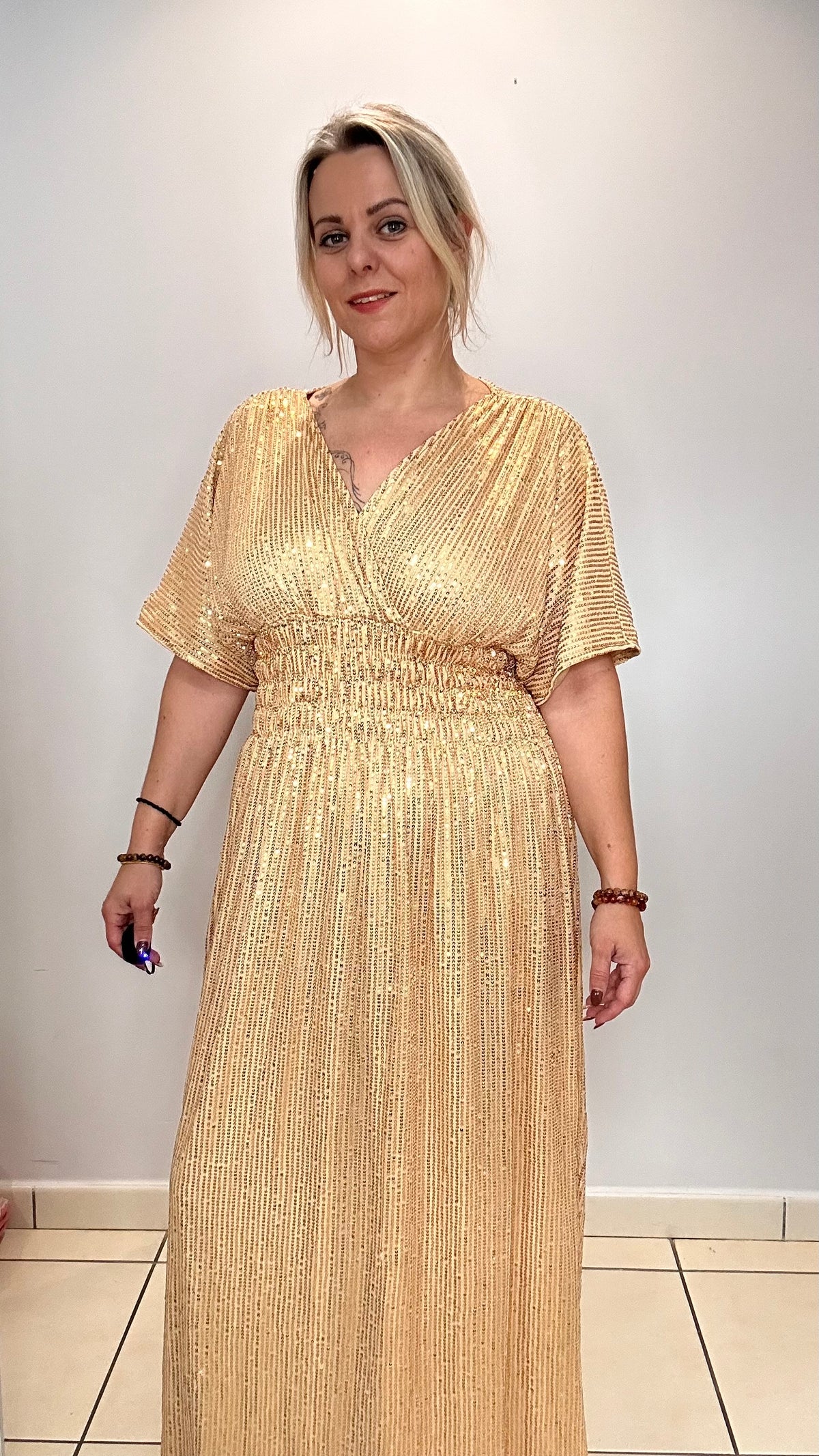 Robe Magique Longue à Sequins ✨