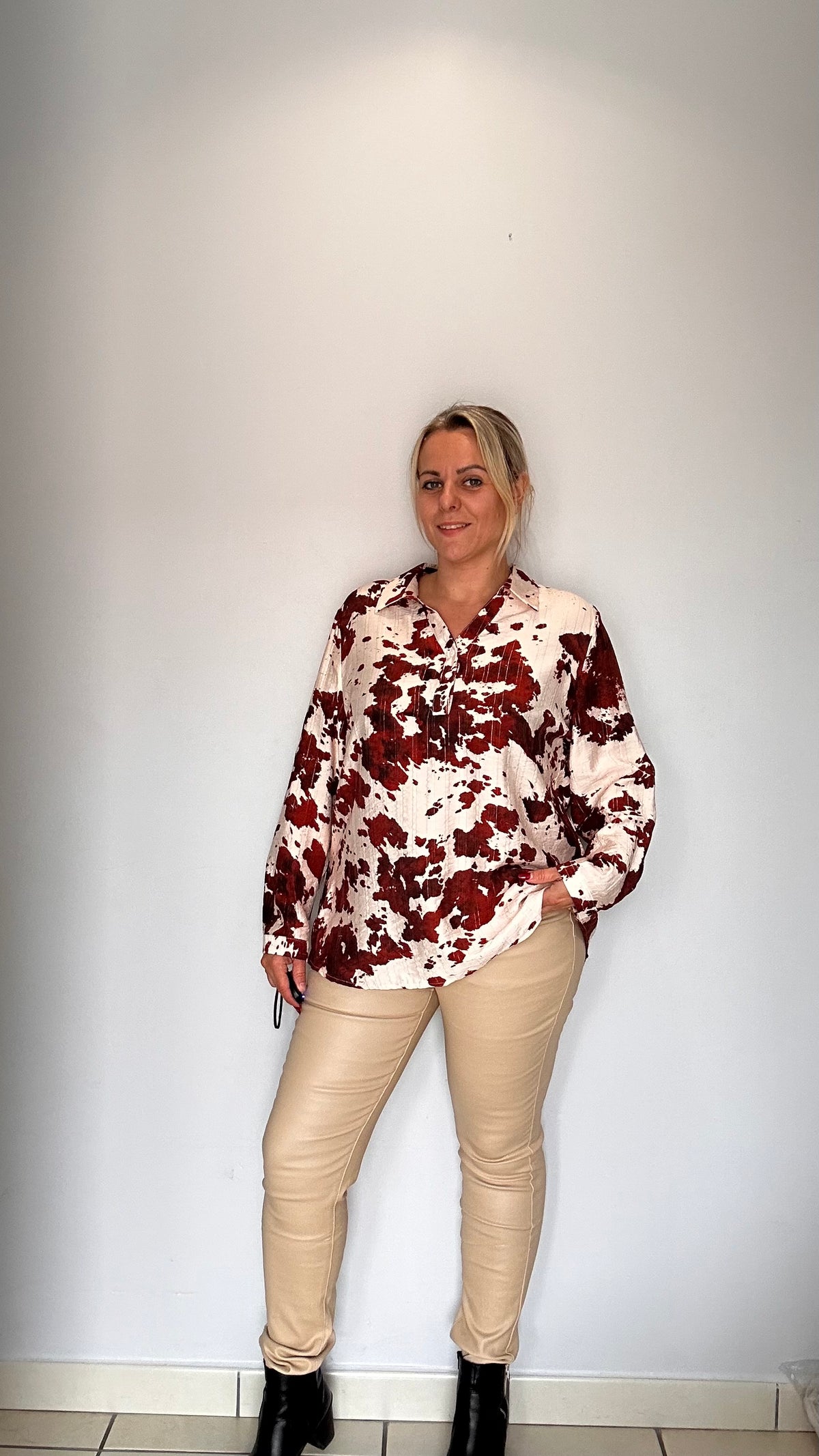 Blouse fluide et élégante