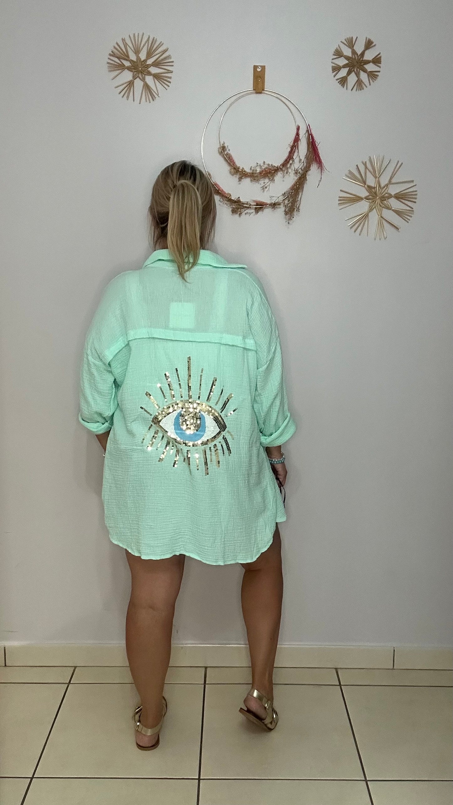 Chemise en gaze de coton