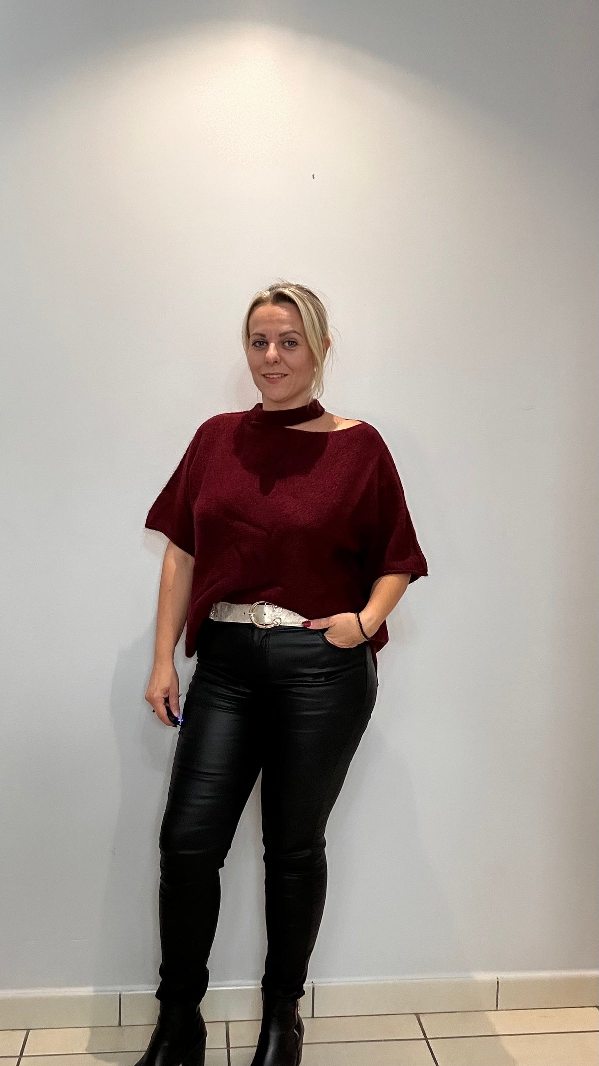 Petit pull ample et élégant