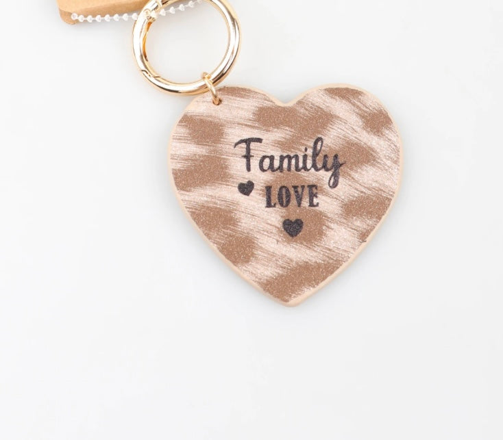 Porte clés en forme de cœur