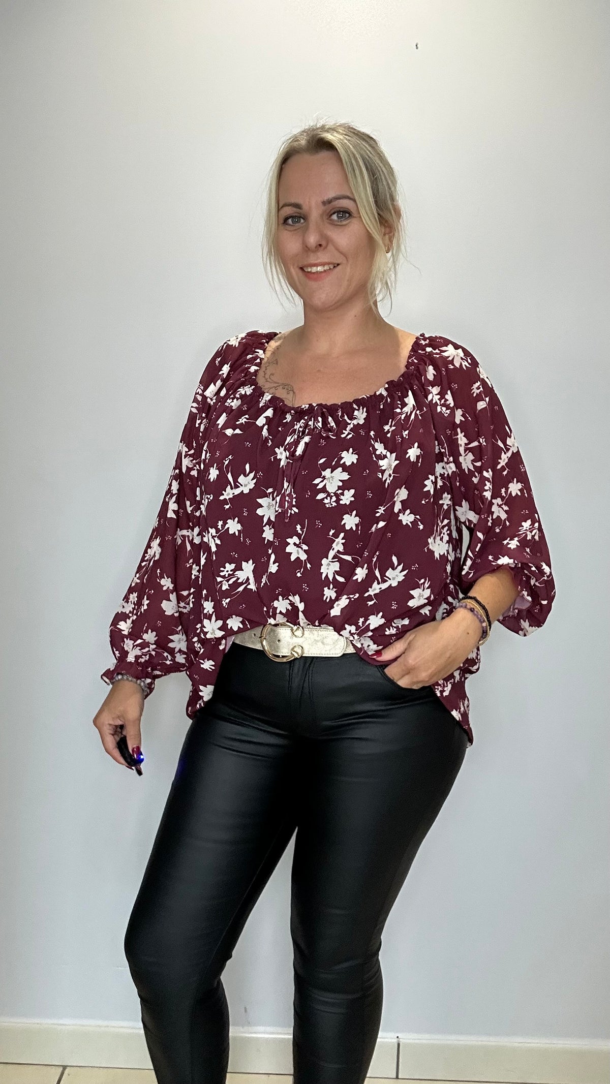 🌸 Blouse fleurie 🌸