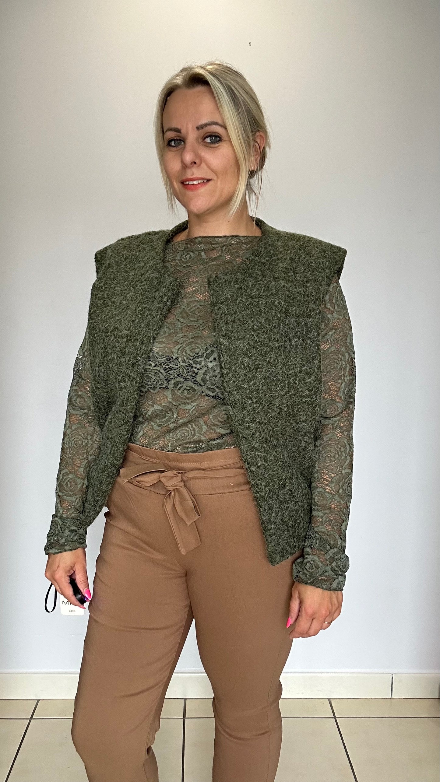 gilet sans manches à poches