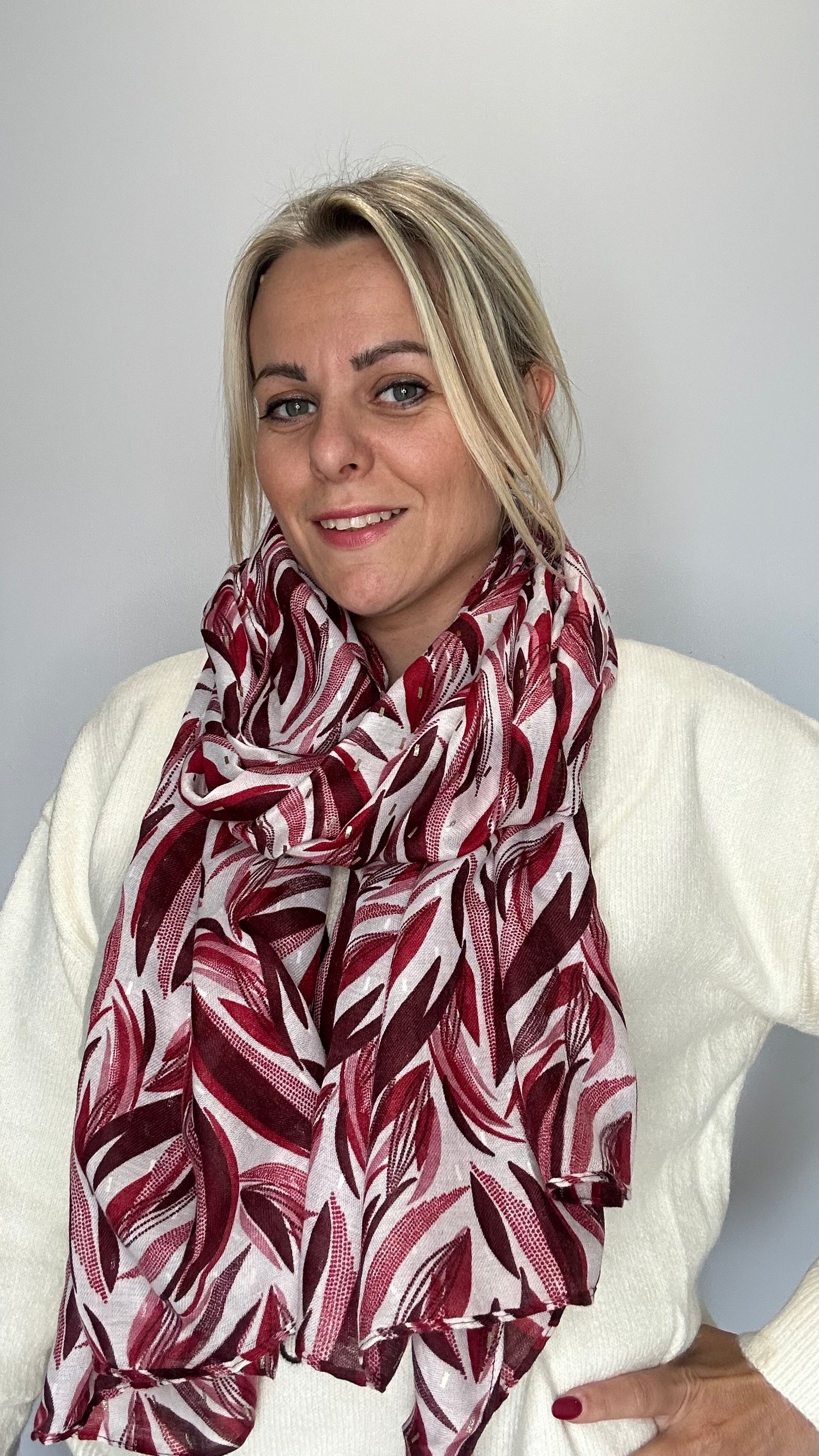 Foulard avec dorure