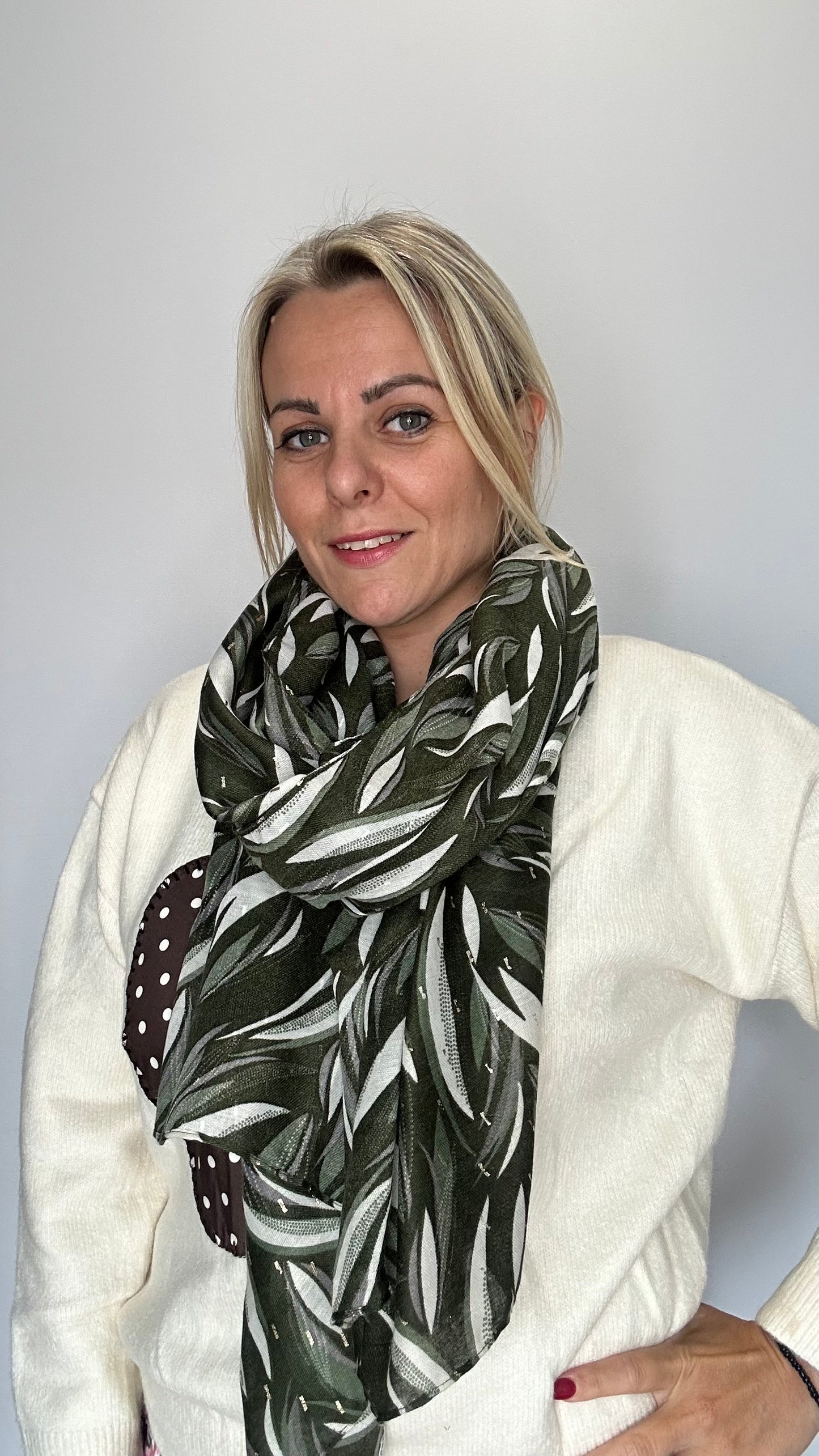 Foulard avec dorure
