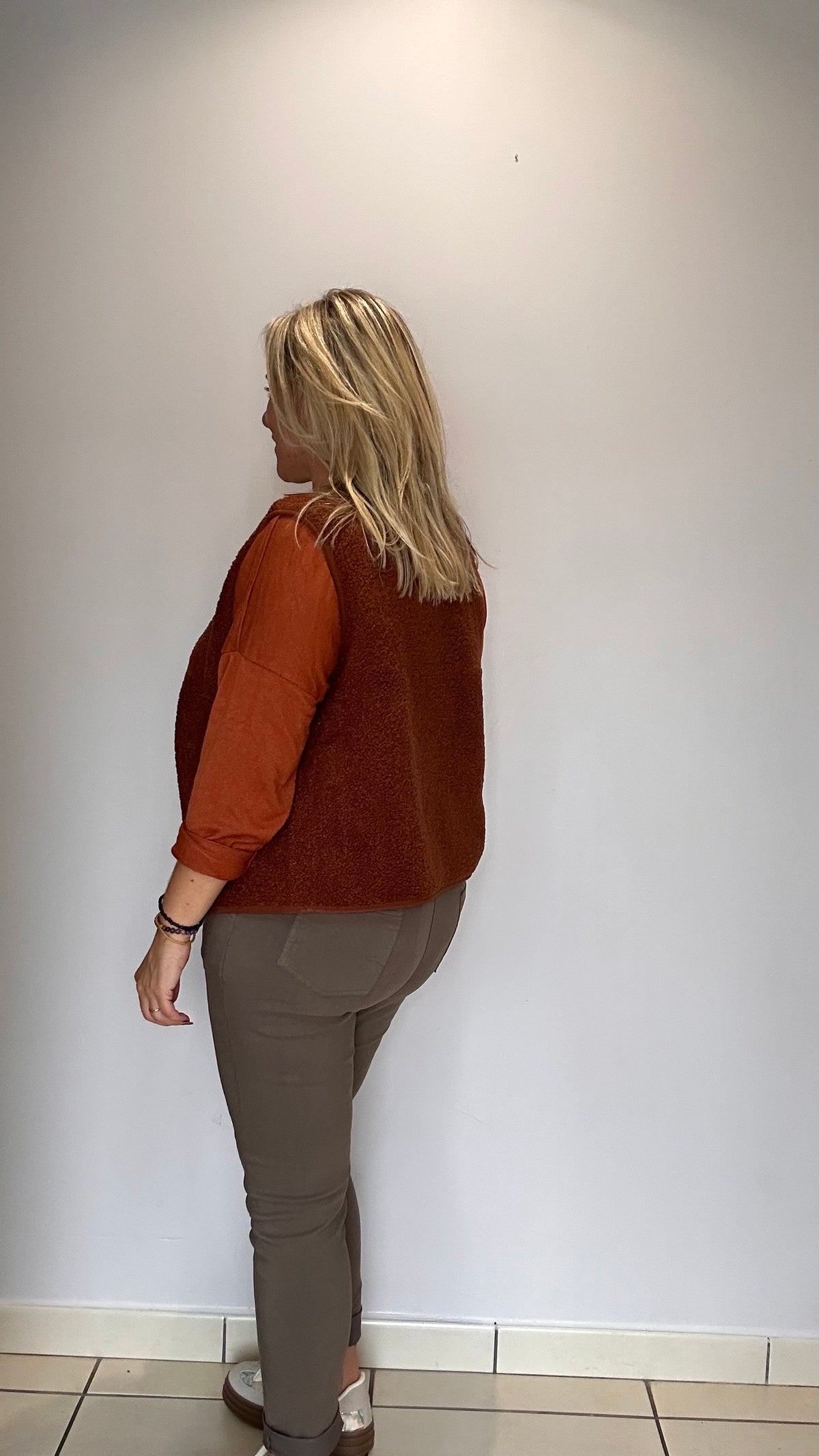 Pull fin imprimé « J’adore » 🤎