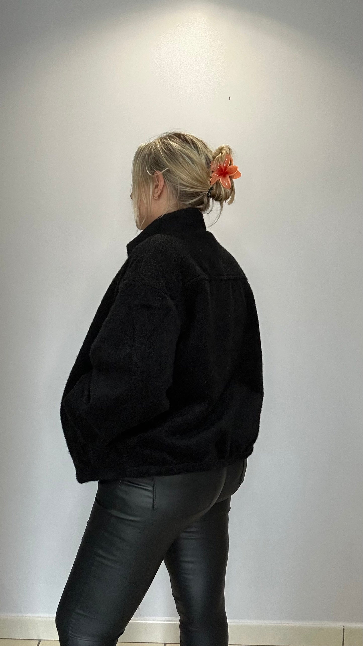 Veste fourrure zippée 🤎🖤