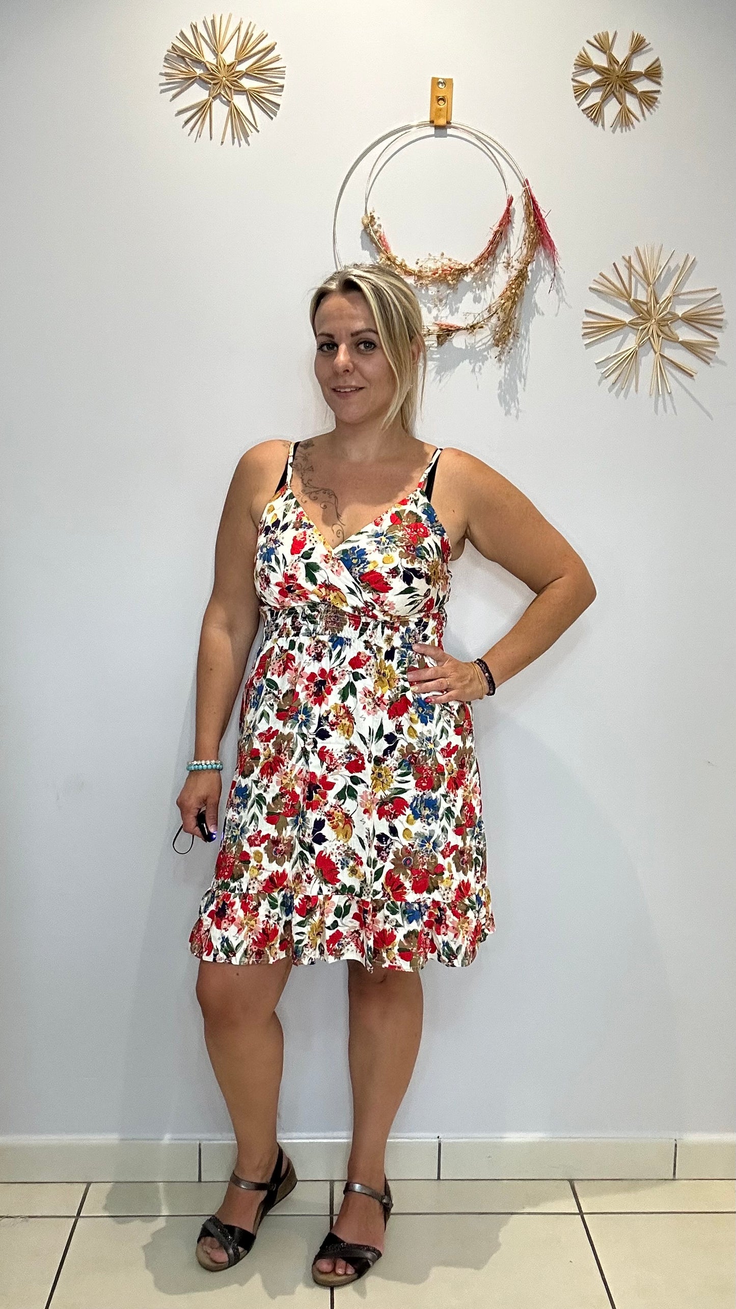 Robe en viscose (A119-15)