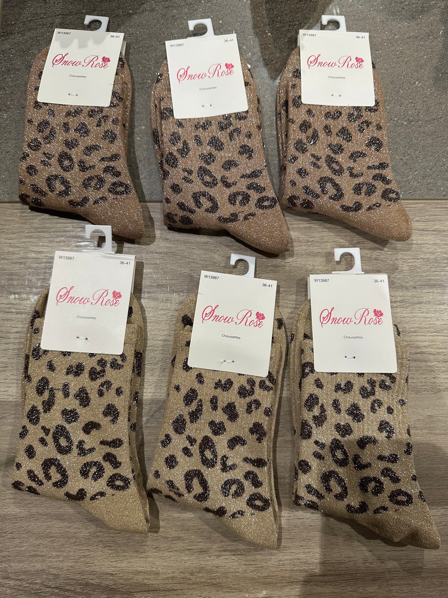 Chaussettes léopard