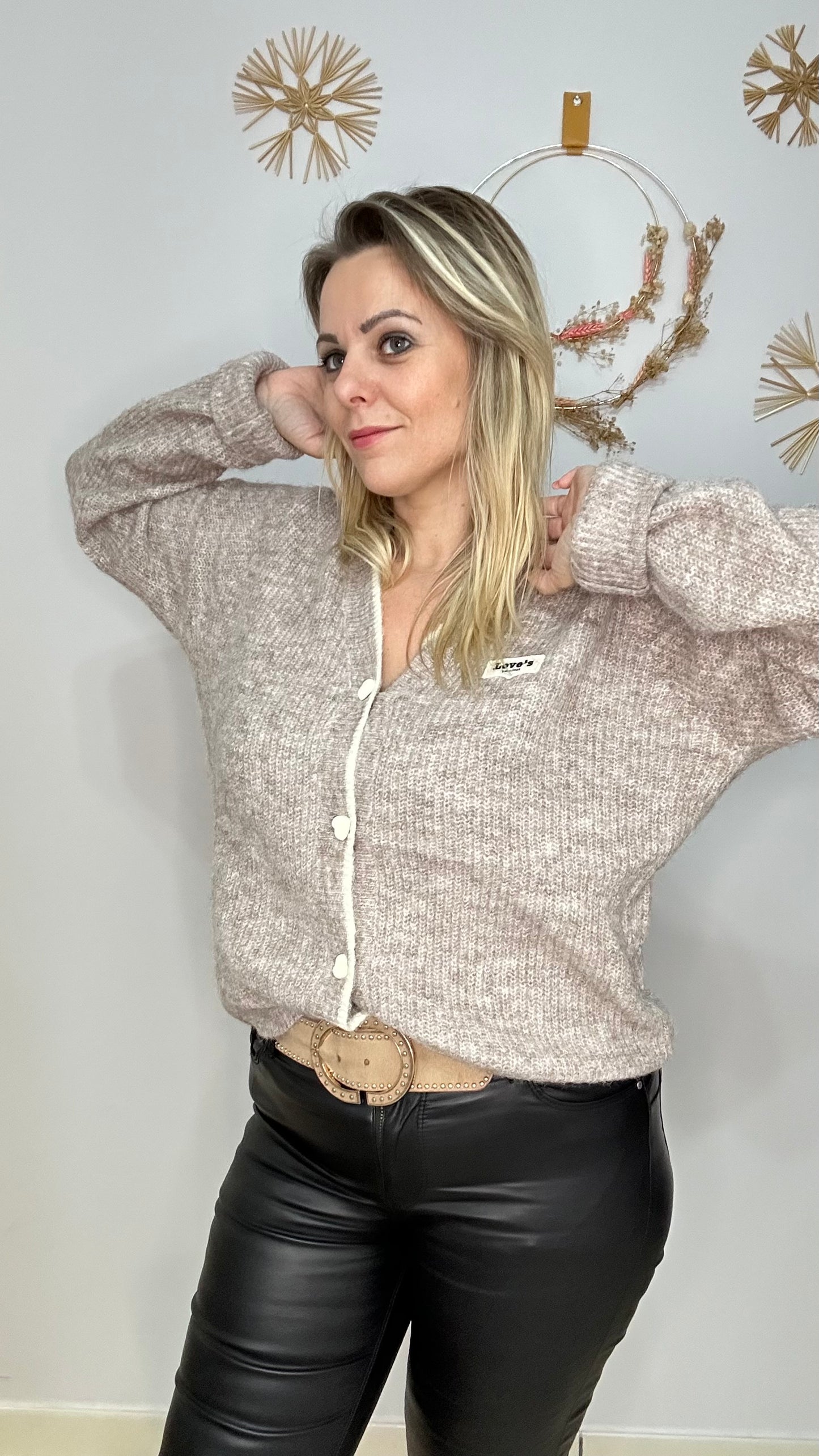 Gilet doux et confortable