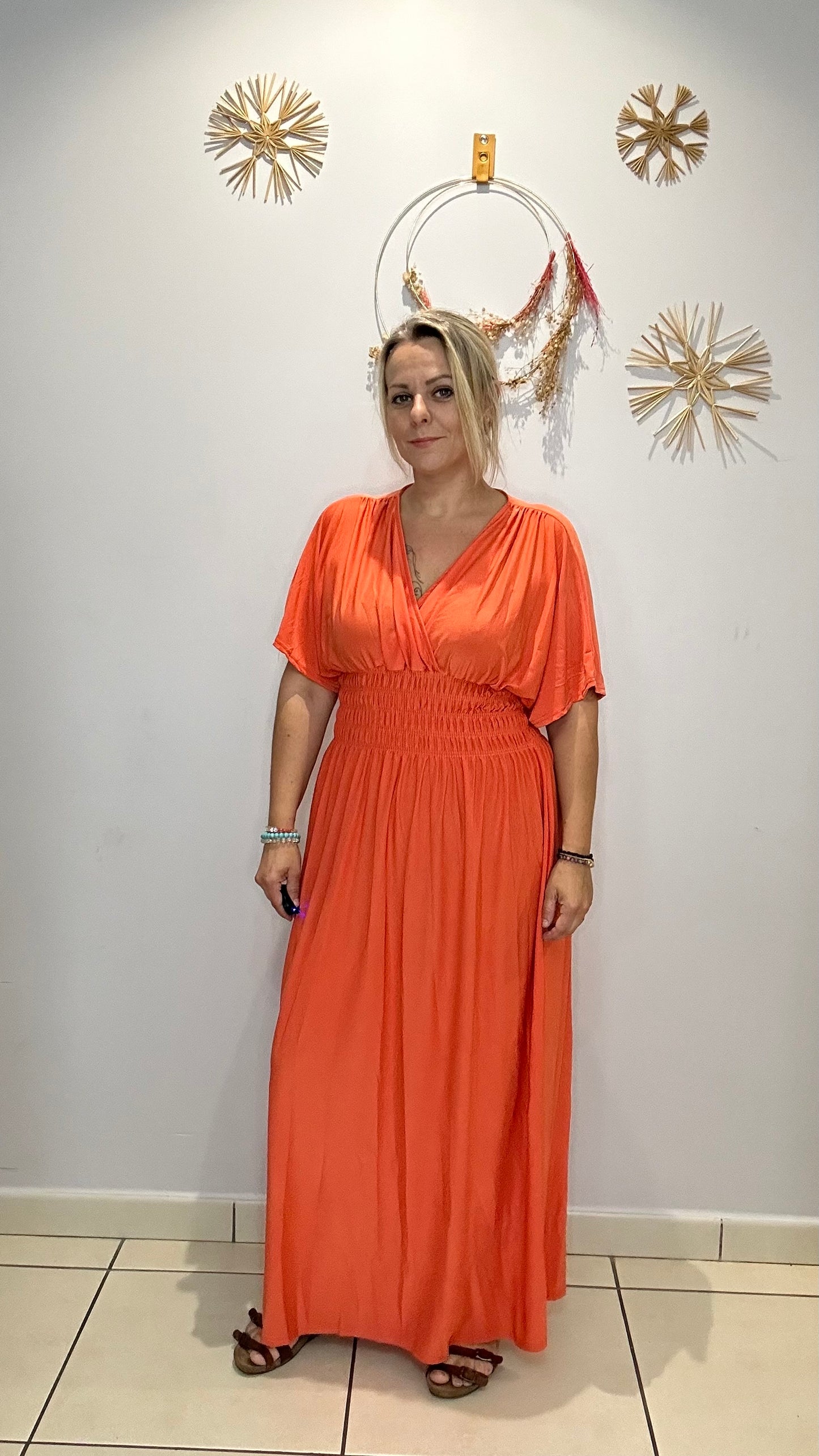 Robe magique longue uni 1966-23