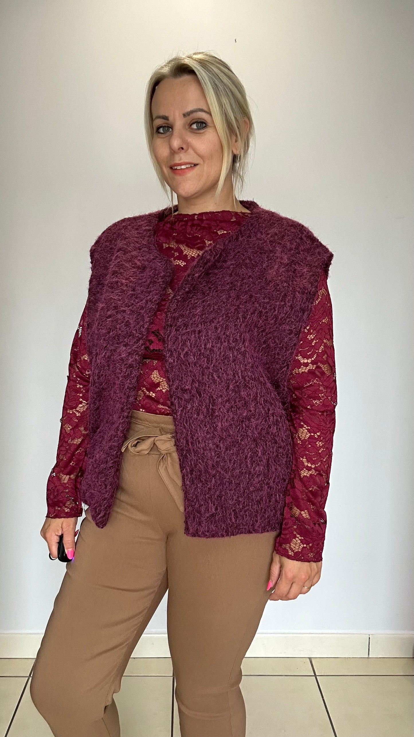 gilet sans manches à poches