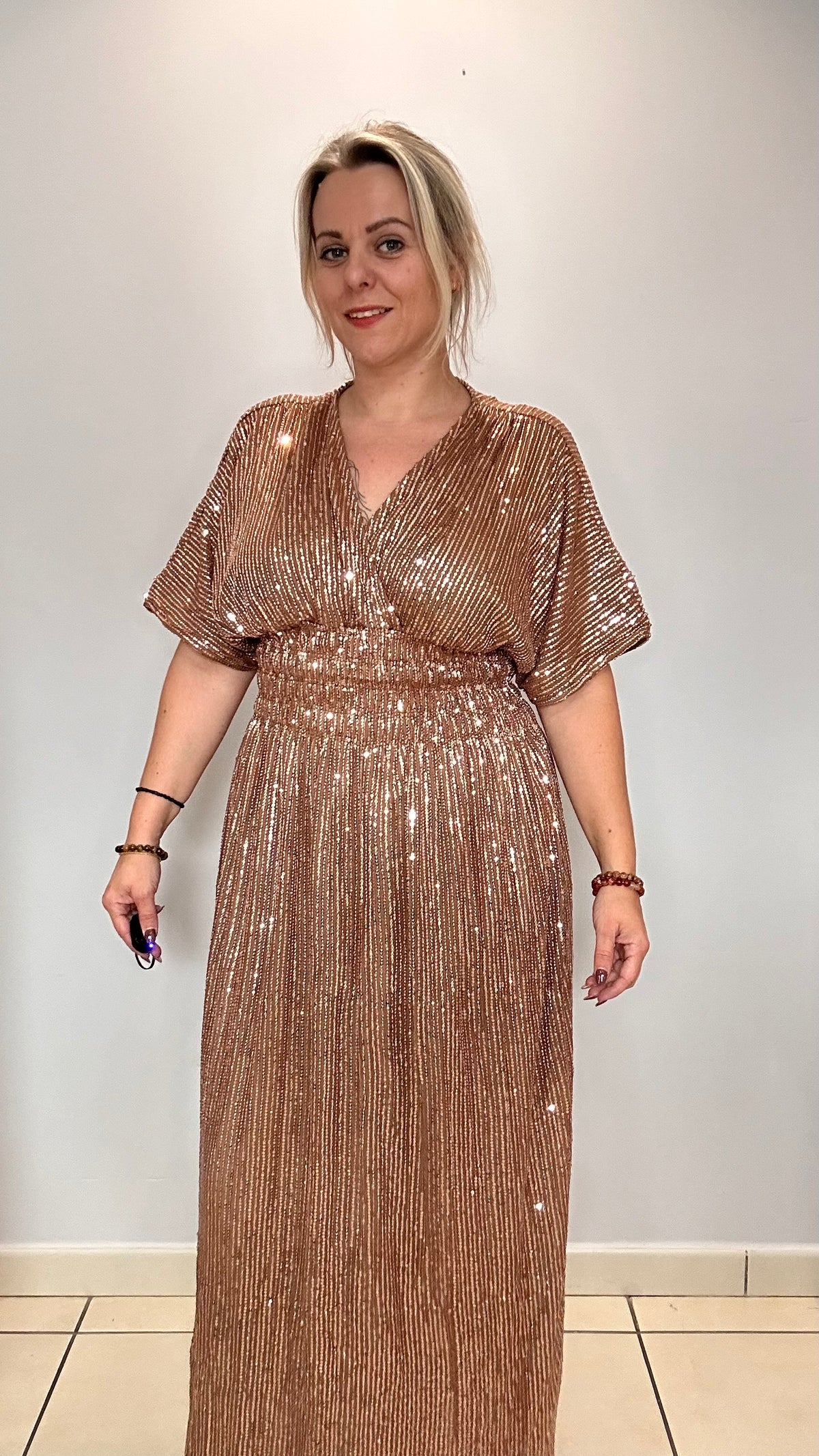 Robe Magique Longue à Sequins ✨