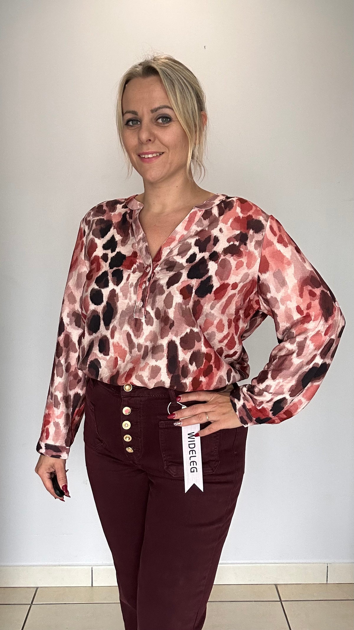 Blouse bordeaux