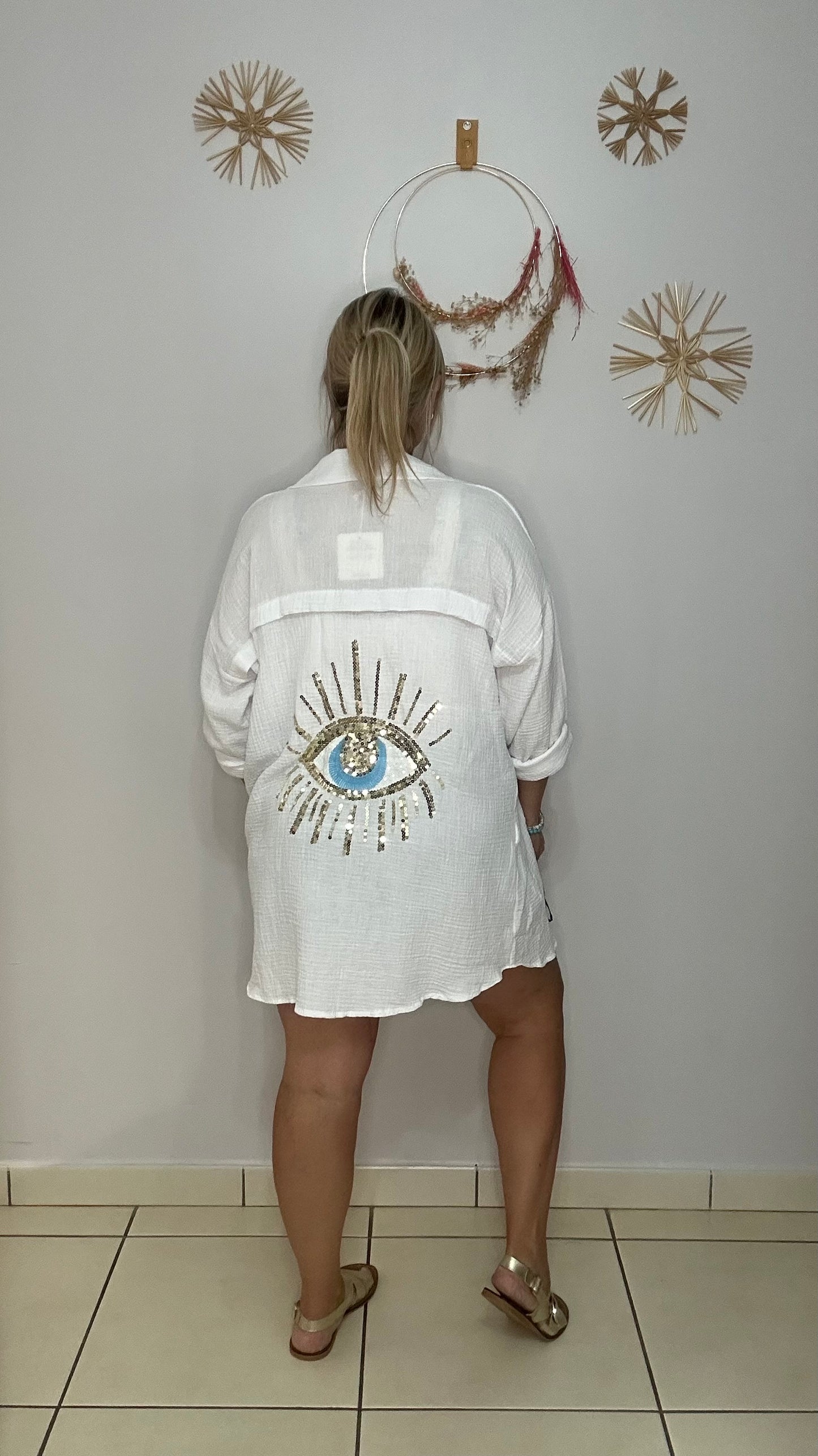 Chemise en gaze de coton