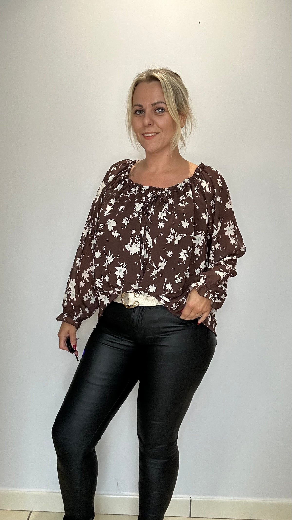 🌸 Blouse fleurie 🌸