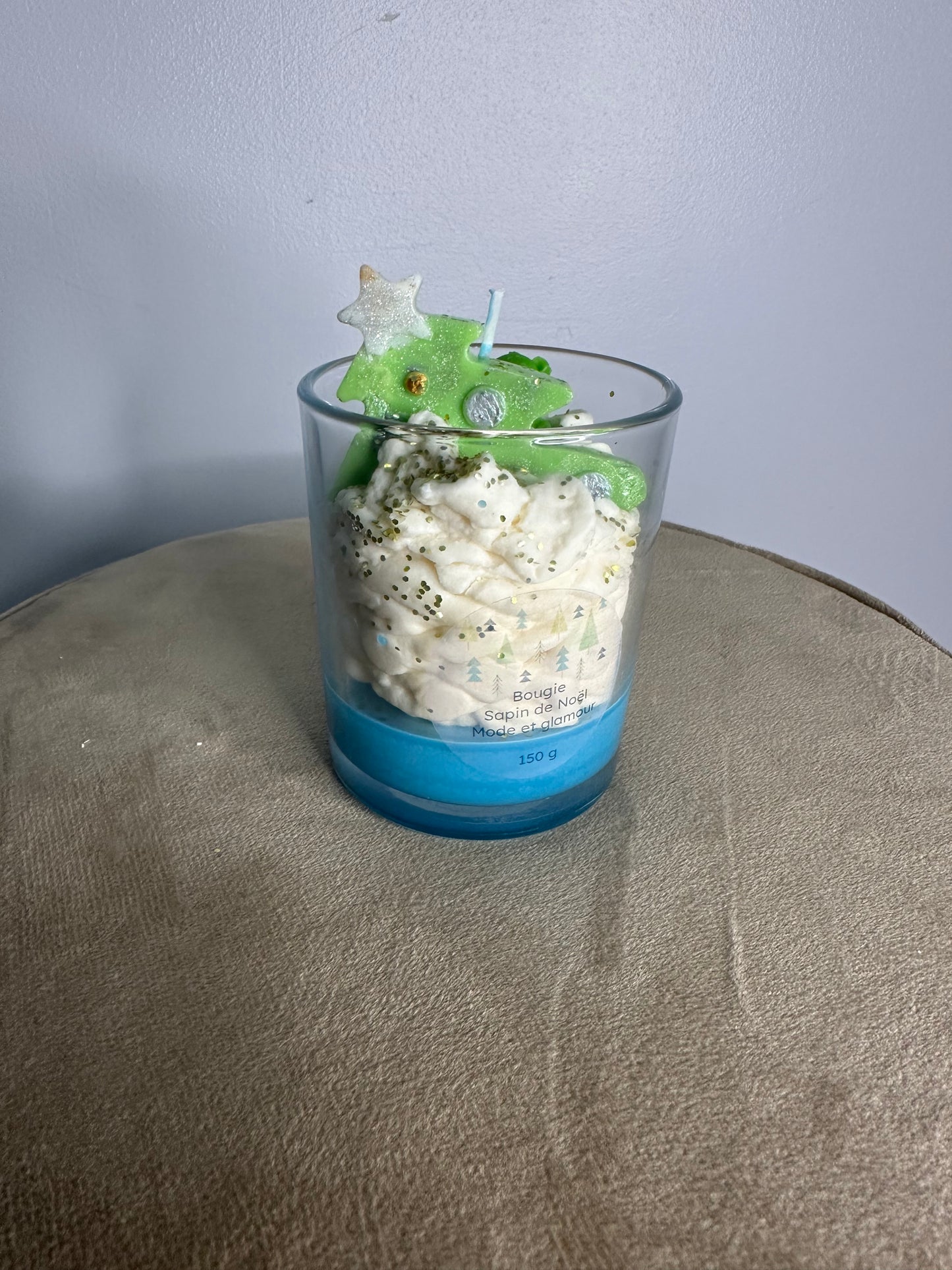 Bougie sapin de Noël