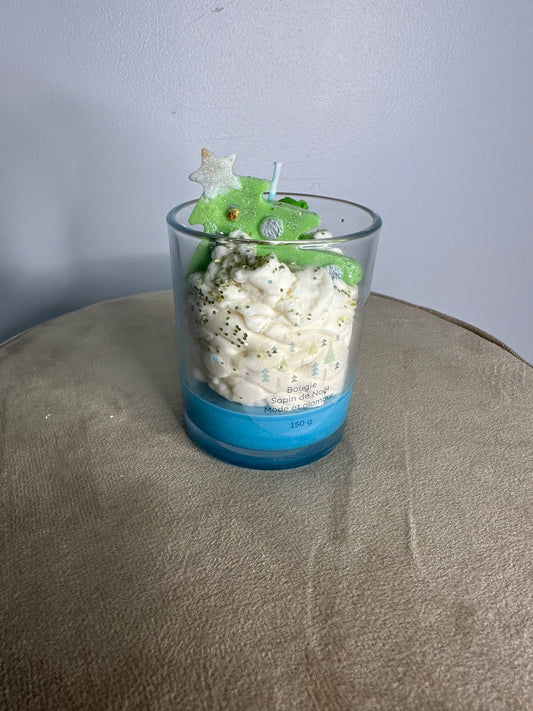 Bougie sapin de Noël