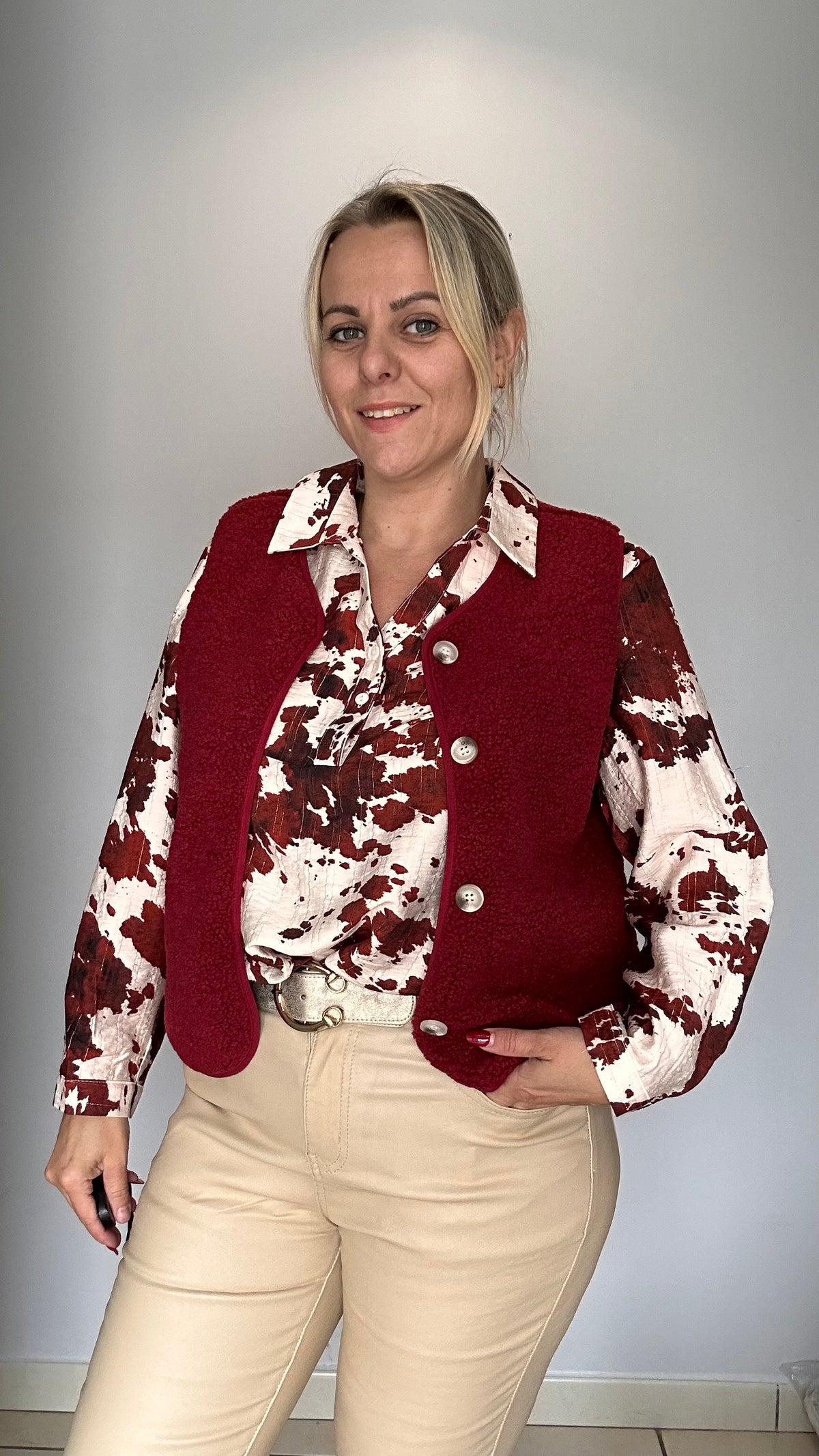 Blouse fluide et élégante