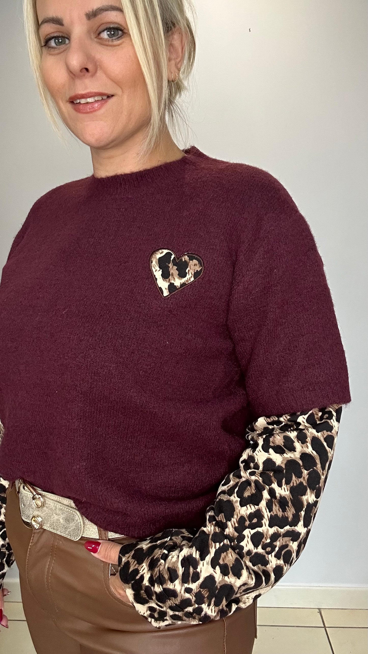 🐆🤎 Magnifique pull 🤎🐆