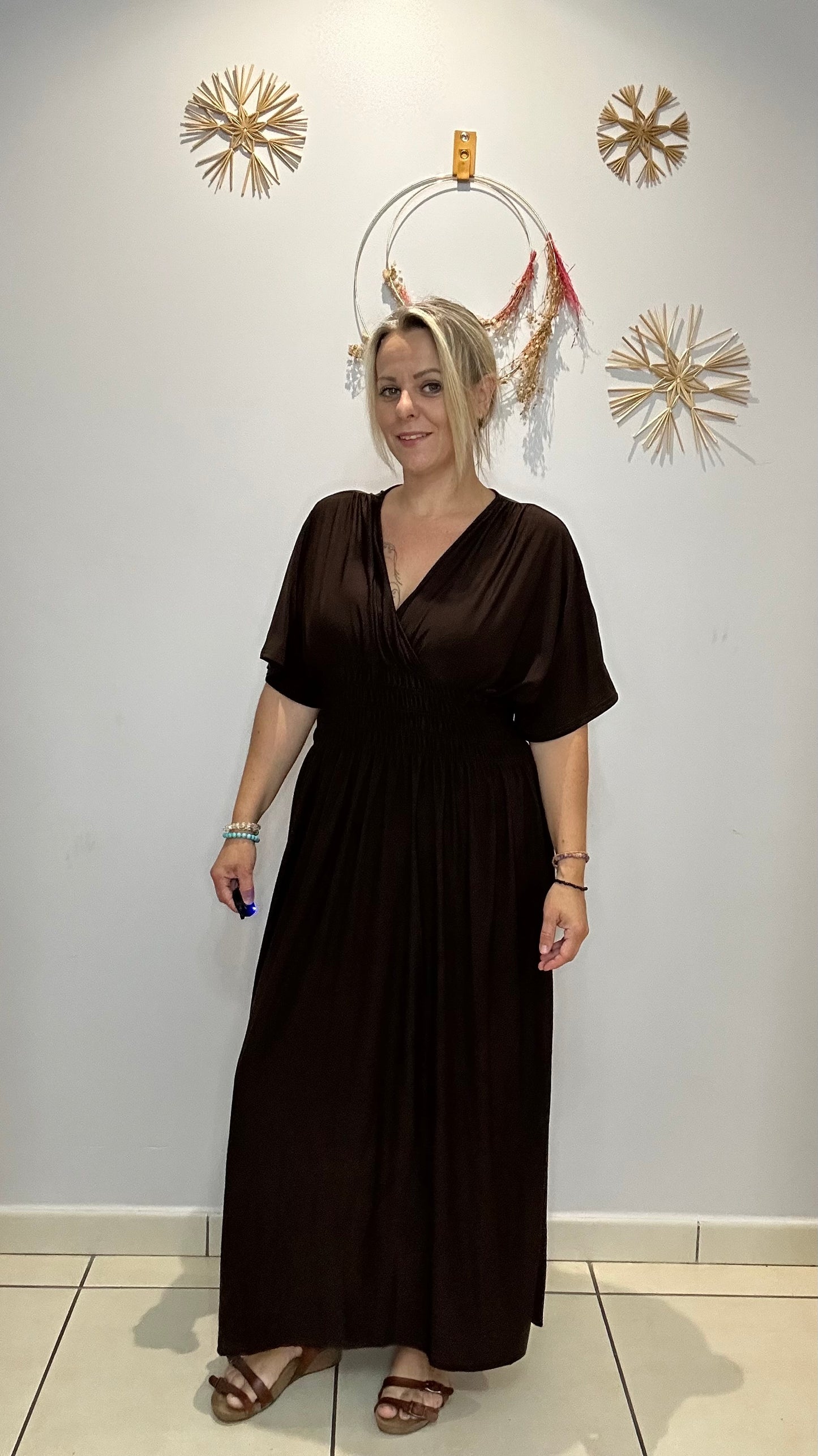 Robe magique longue uni 1966-23