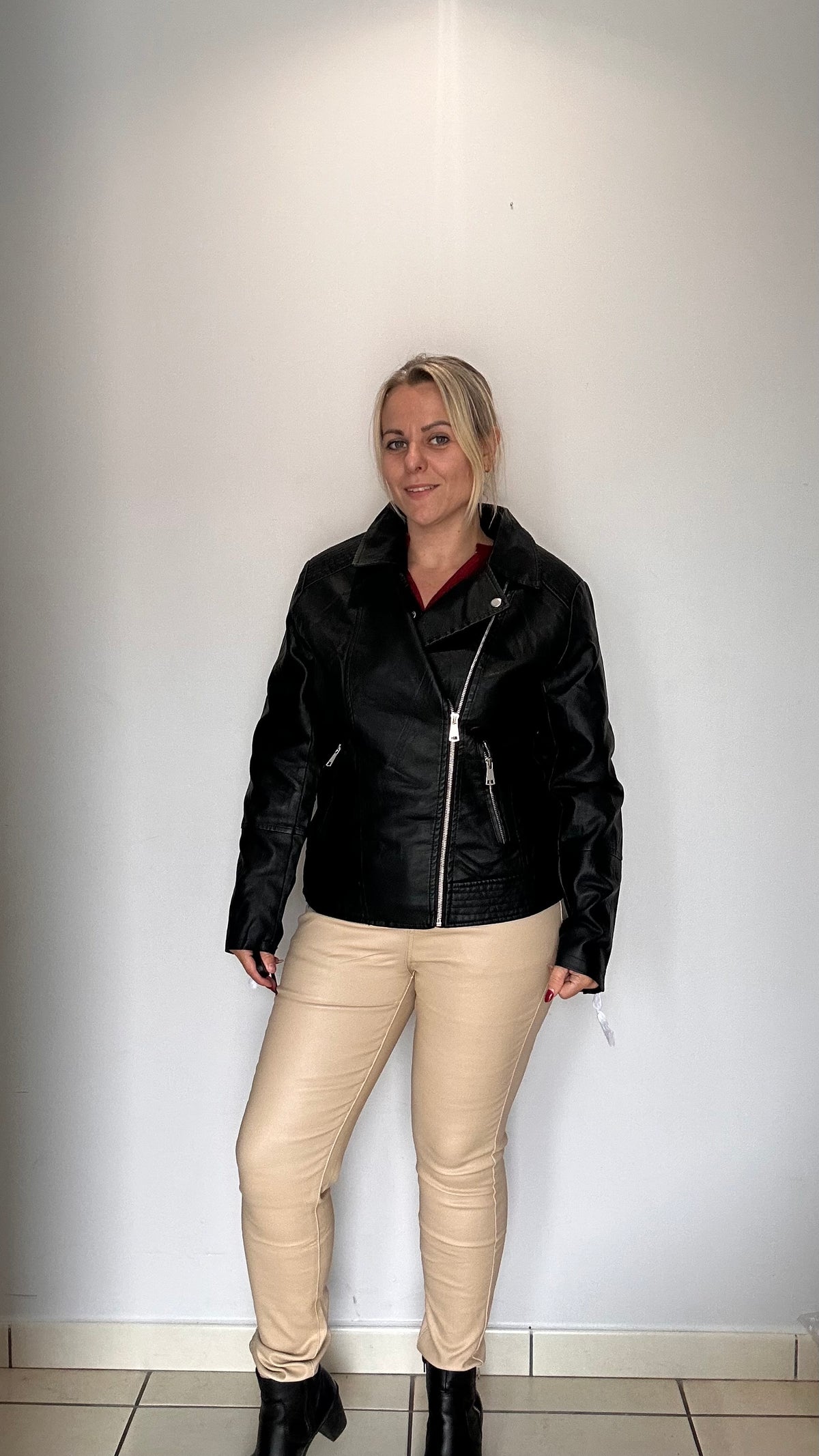 🖤 Perfecto effet cuir