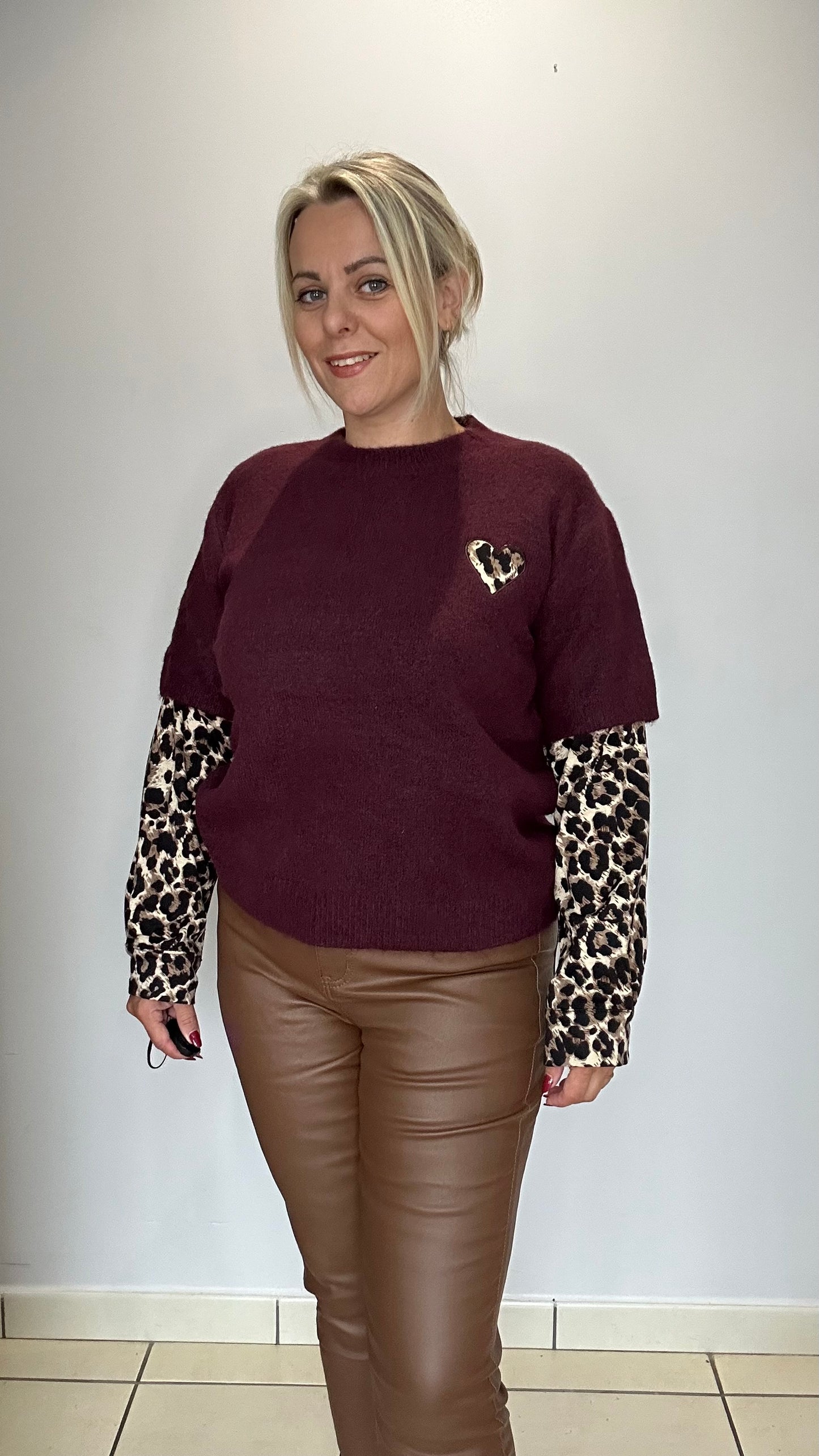 🐆🤎 Magnifique pull 🤎🐆