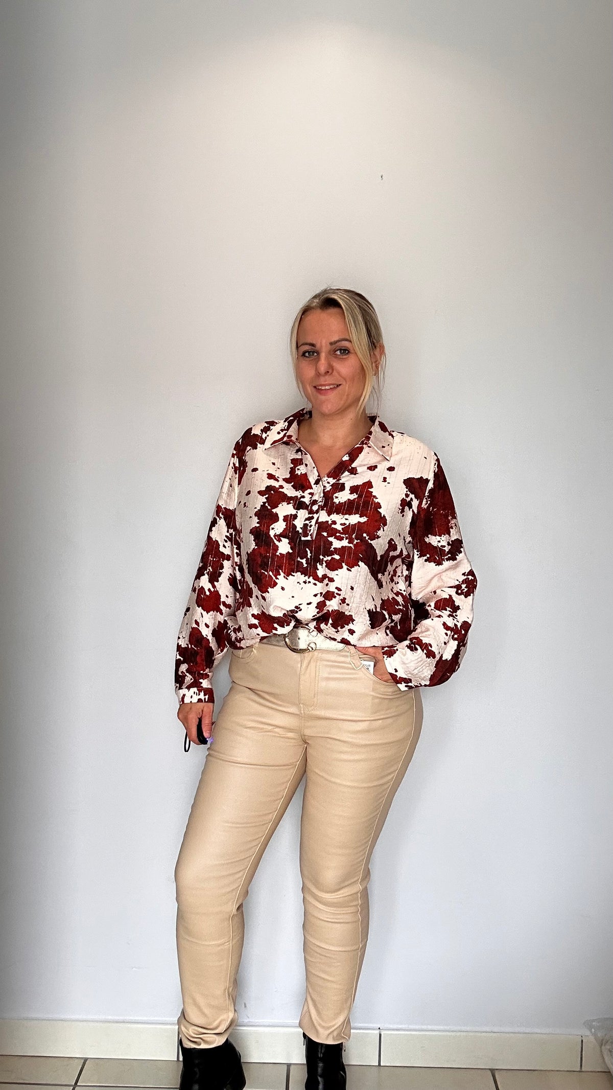 Blouse fluide et élégante