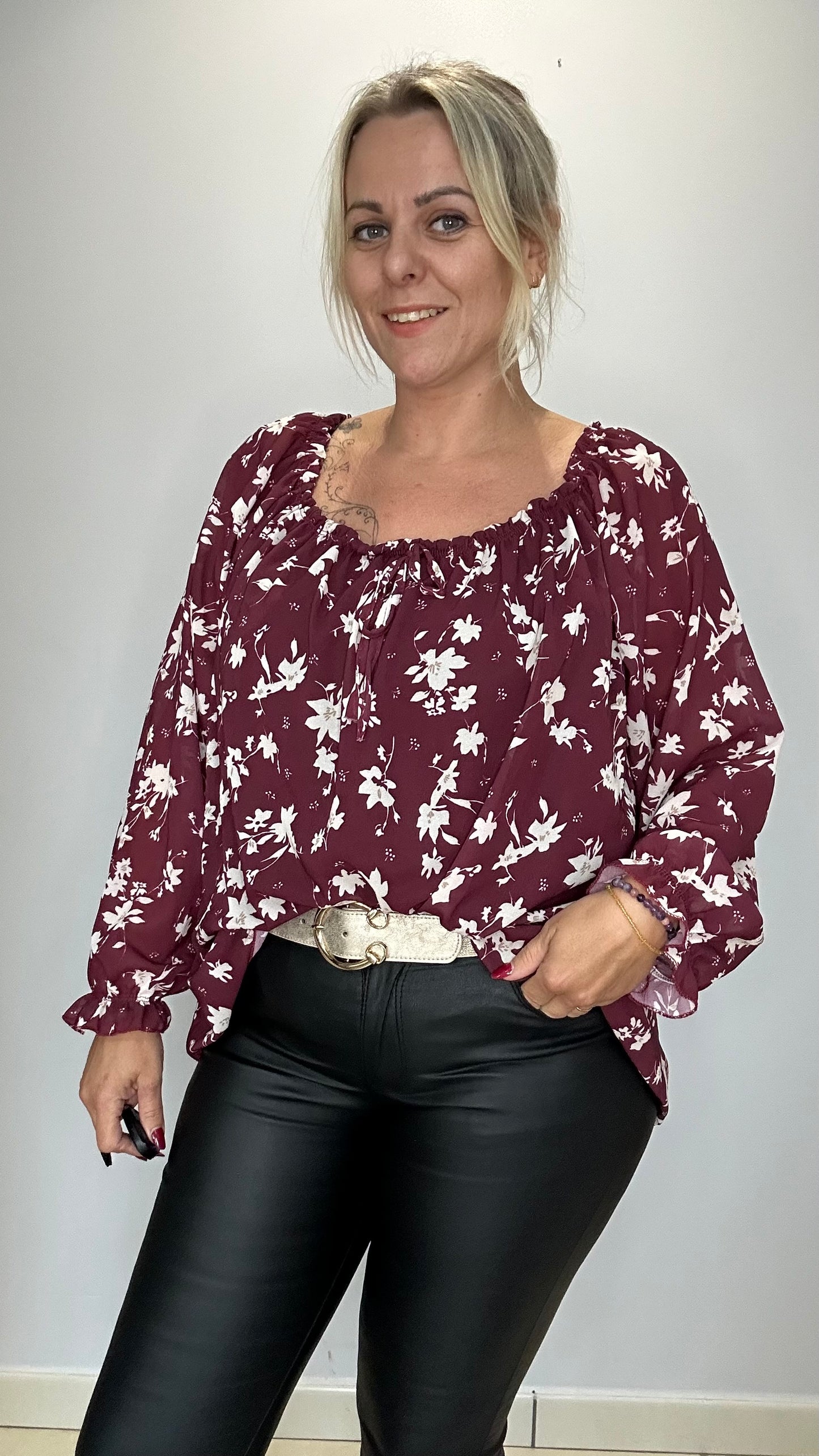 🌸 Blouse fleurie 🌸