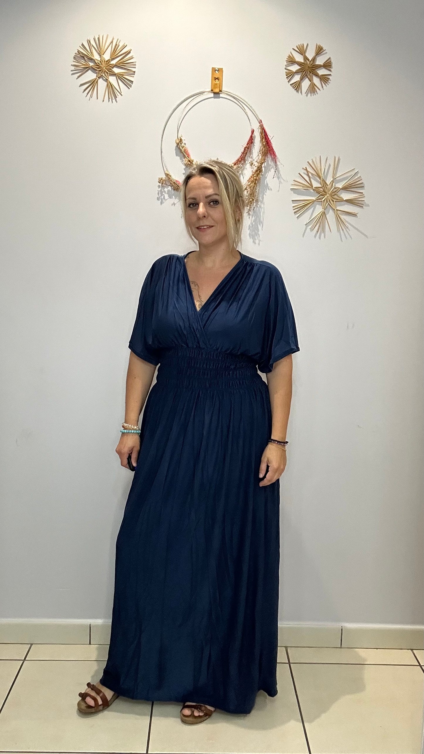 Robe magique longue uni 1966-23