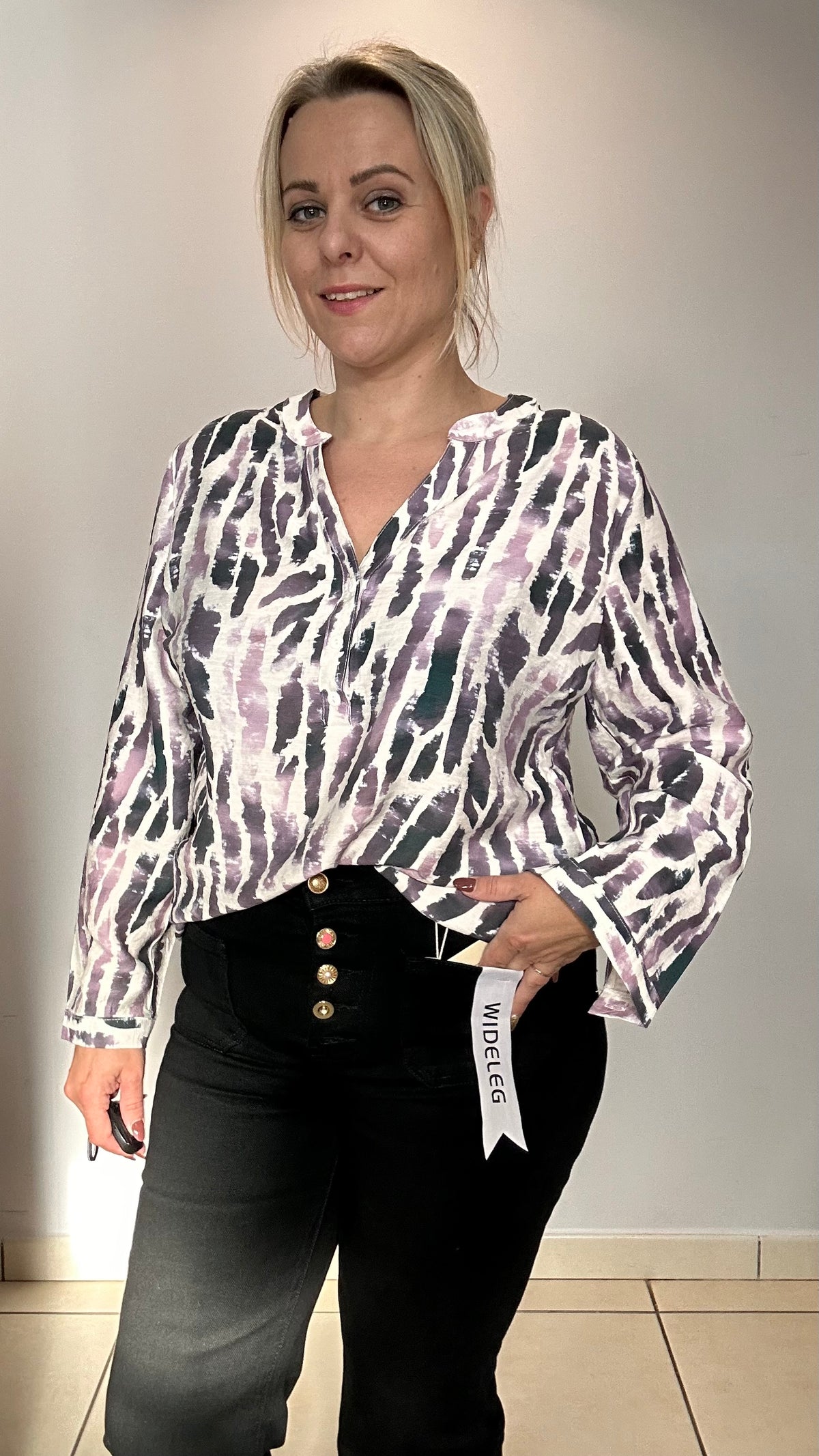 Blouse dégradée violet ✨