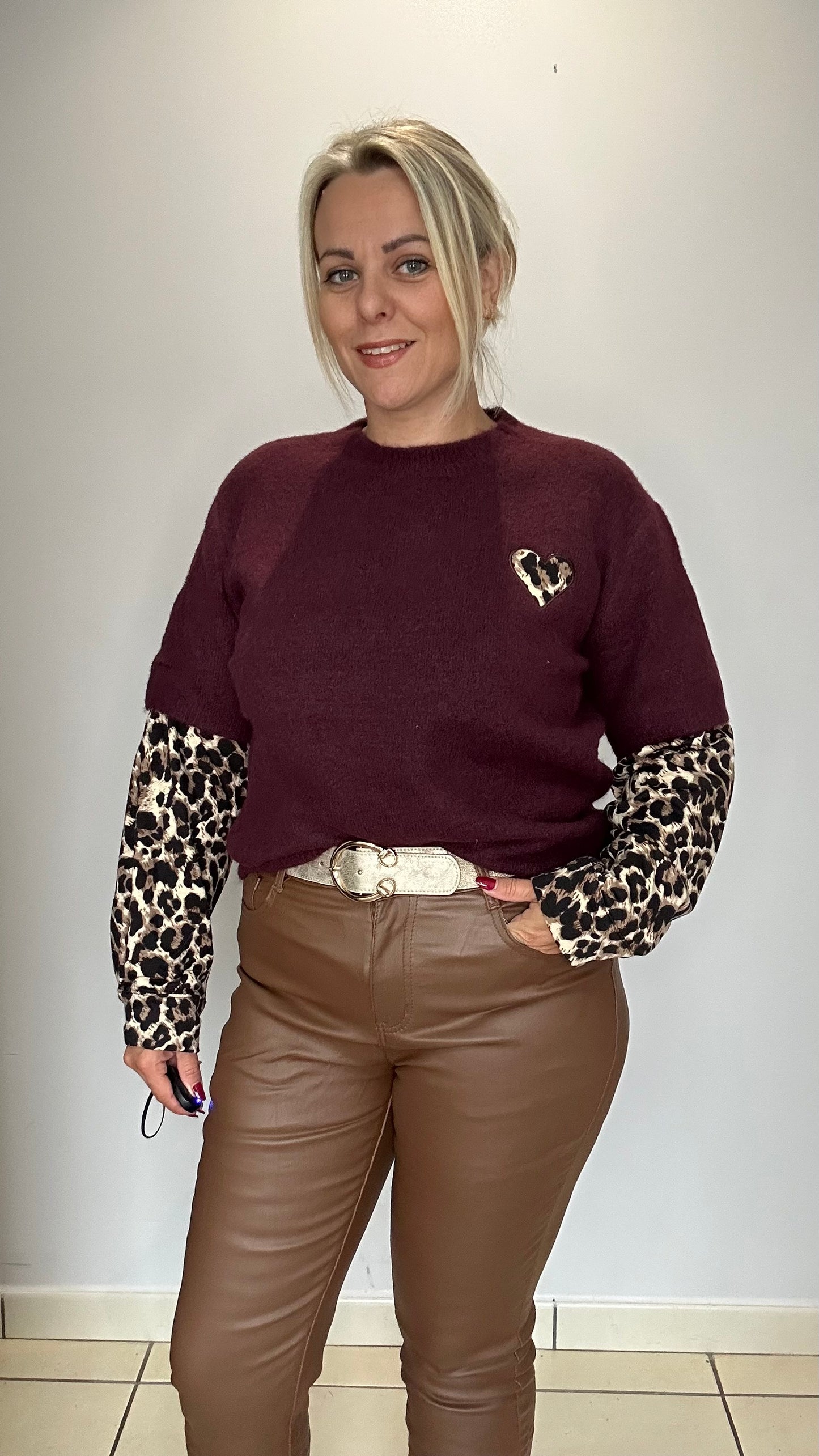 🐆🤎 Magnifique pull 🤎🐆