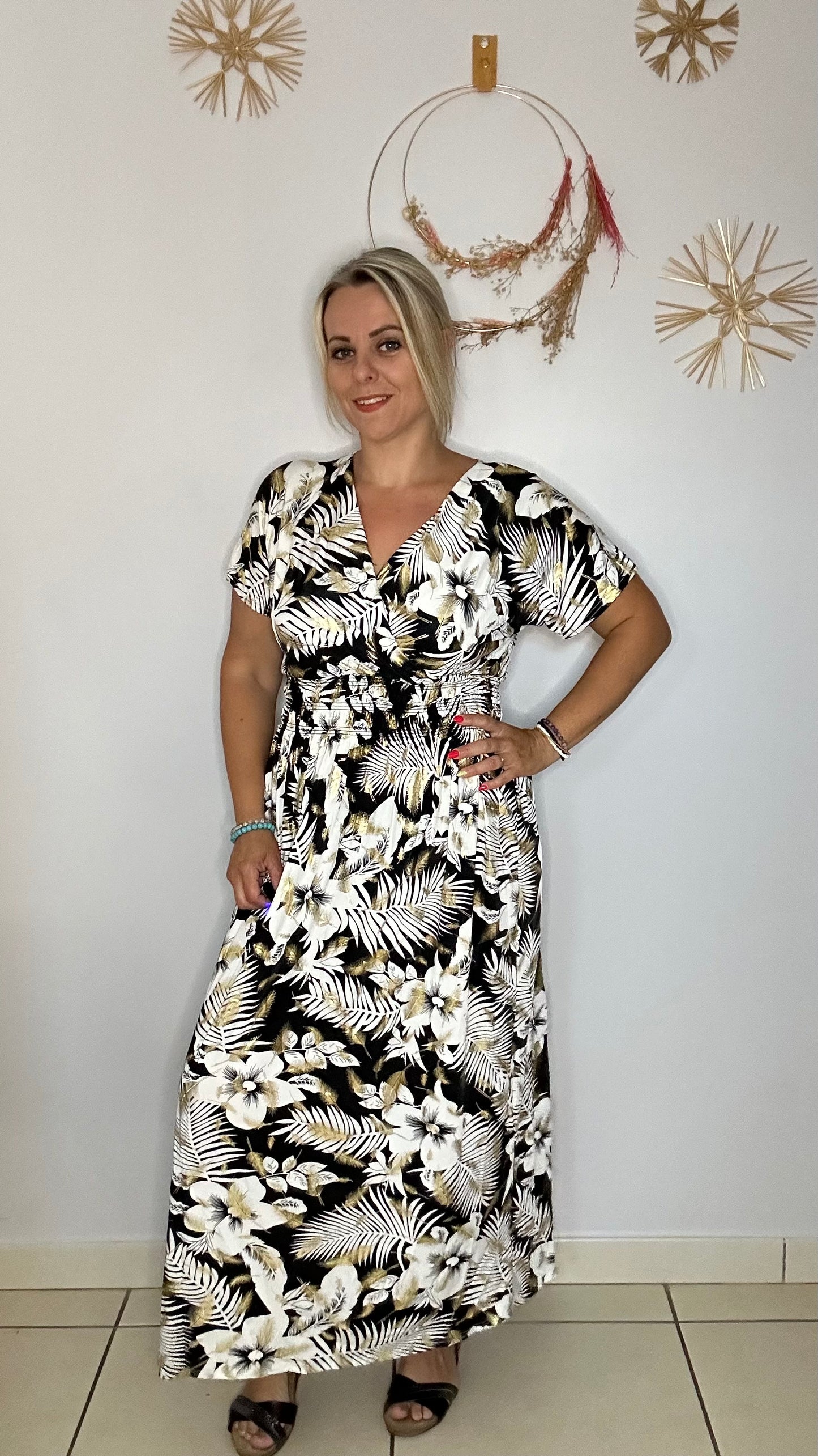 🌴 Robe magique tropicale 🌴 ( J2237-9)