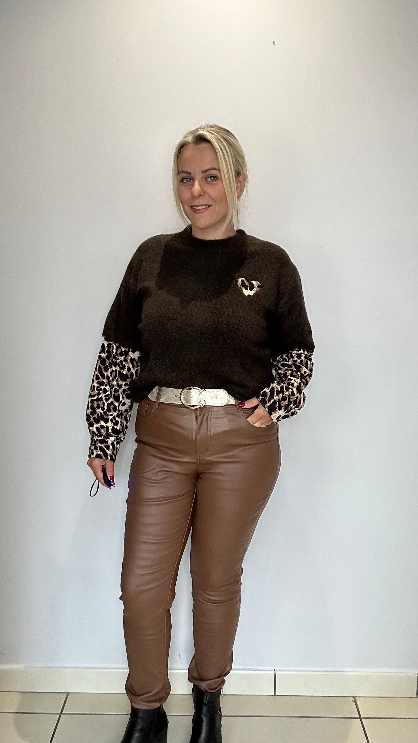 🐆🤎 Magnifique pull 🤎🐆