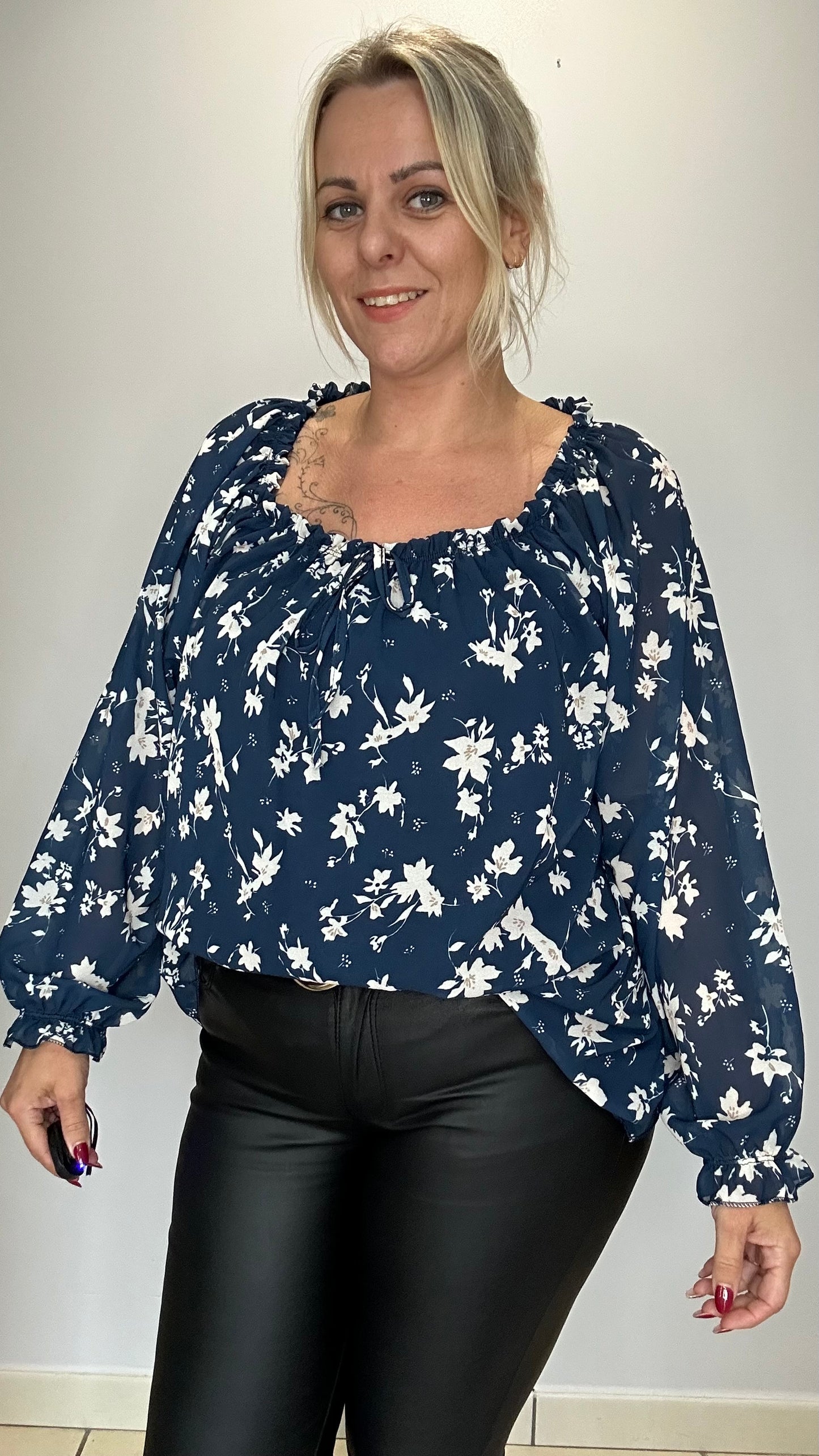 🌸 Blouse fleurie 🌸