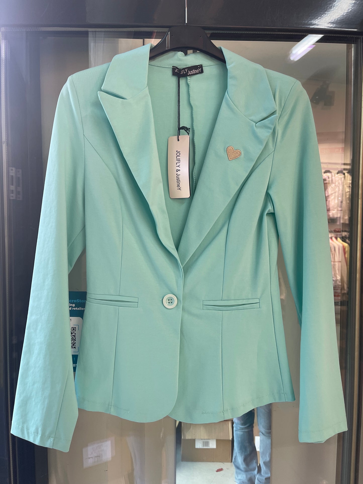 Blazer vert d’eau
