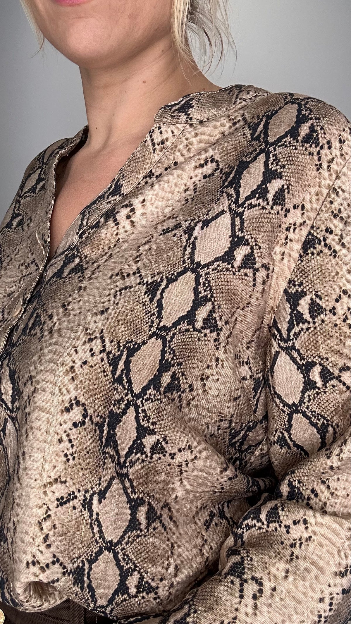 Blouse effet serpent 🐍