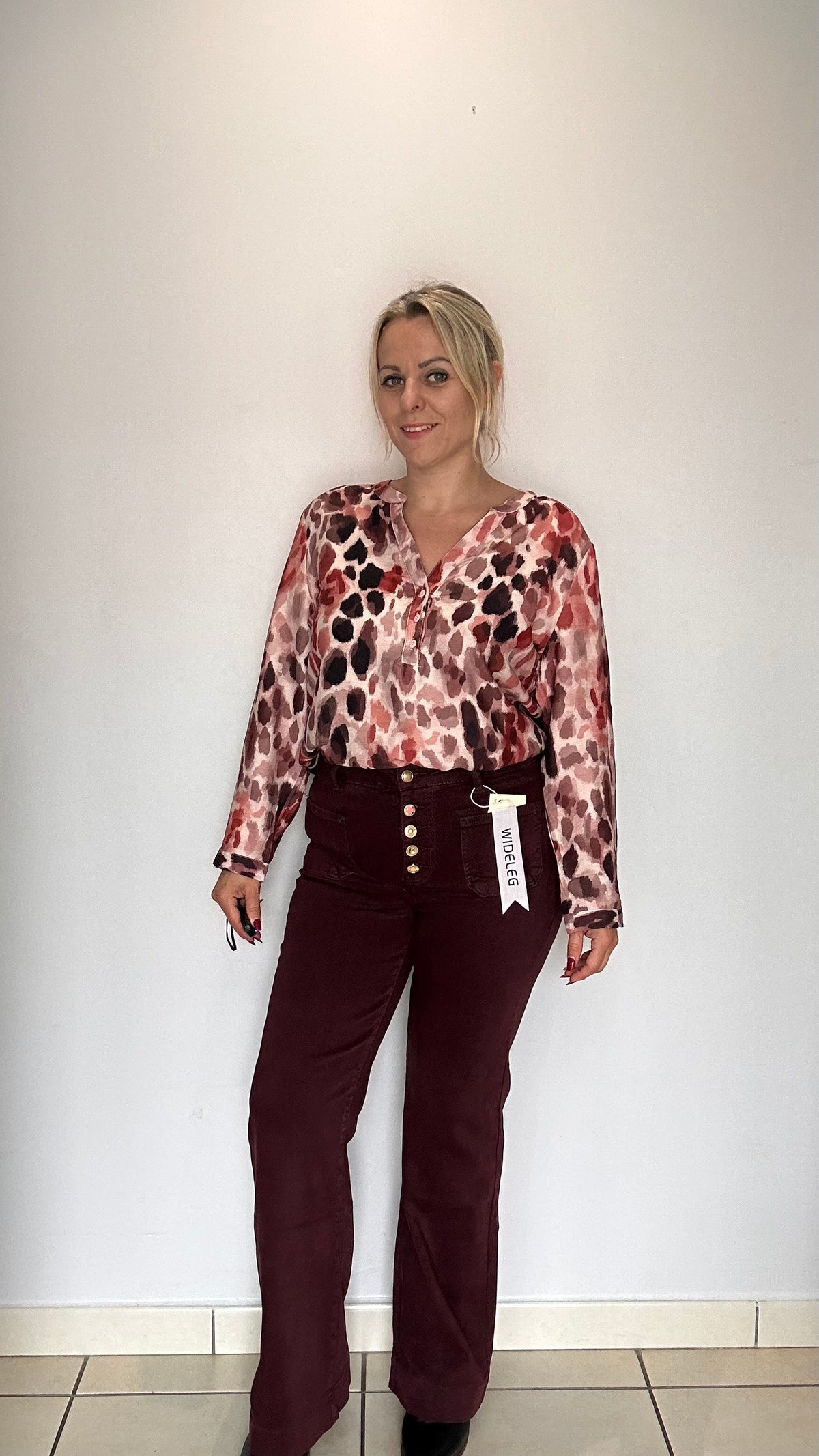 Blouse bordeaux