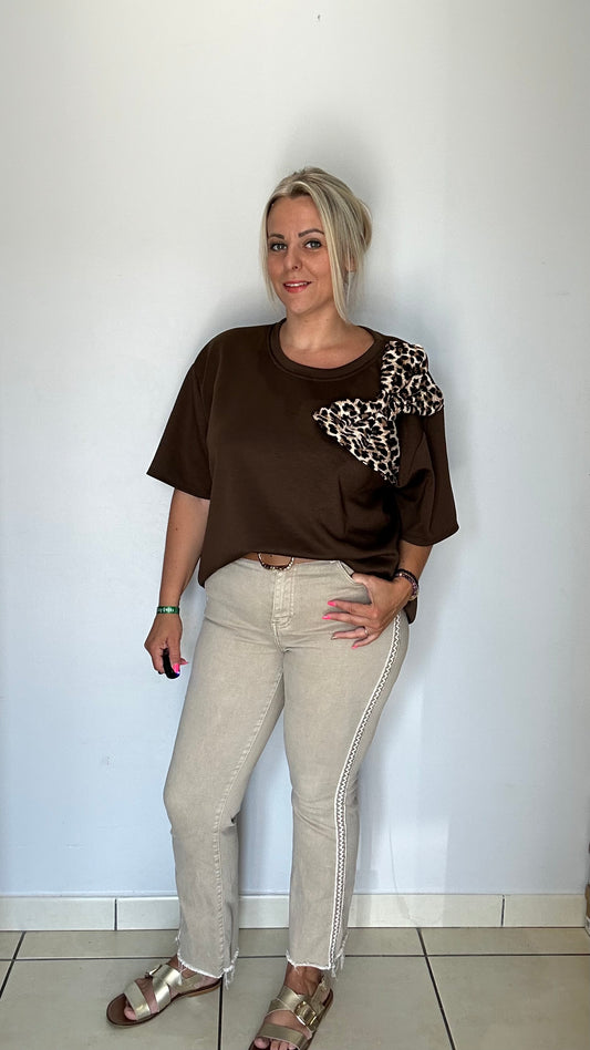 T-shirt élégant col rond