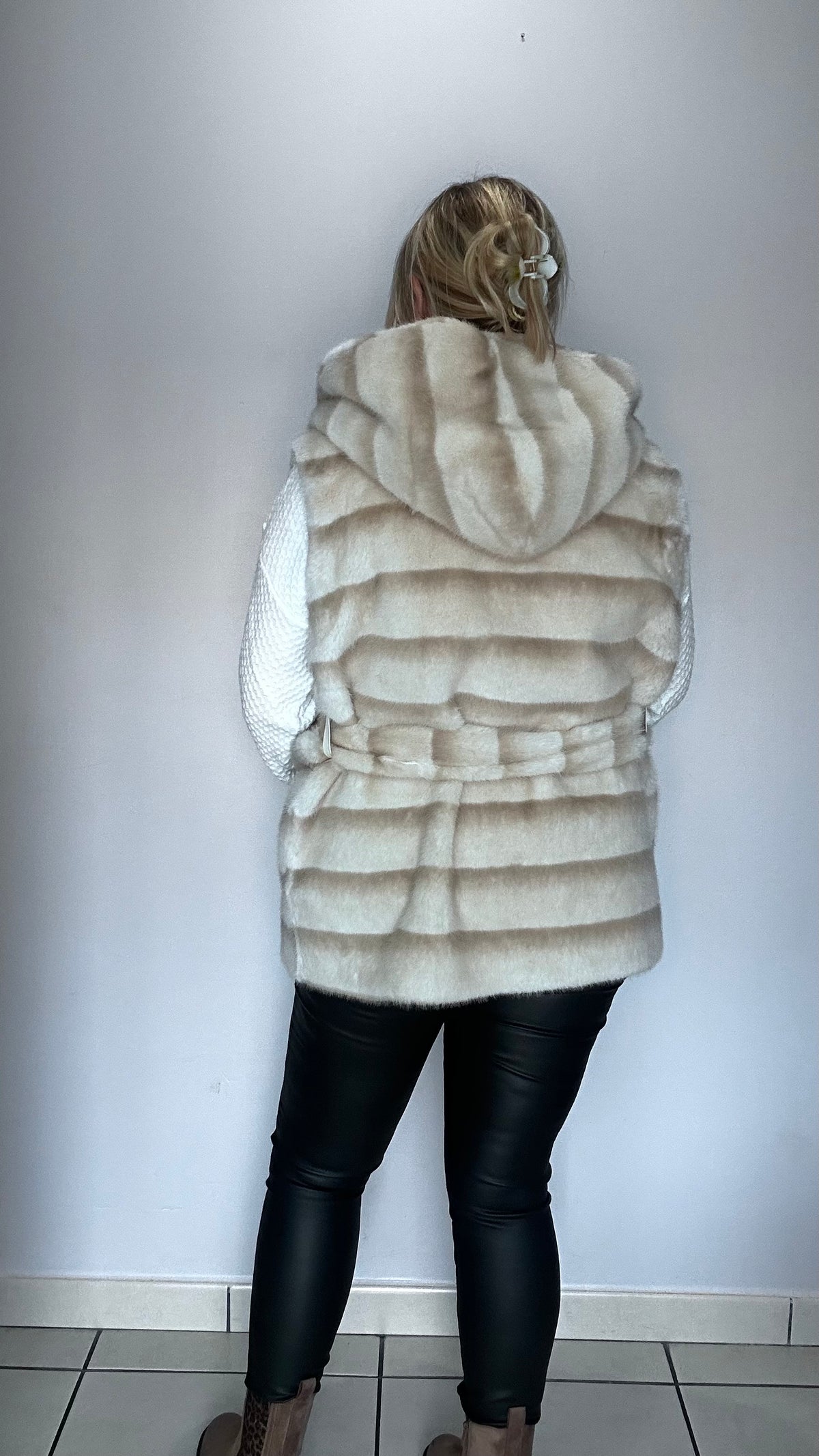 🐆 manteau en fausse fourrure