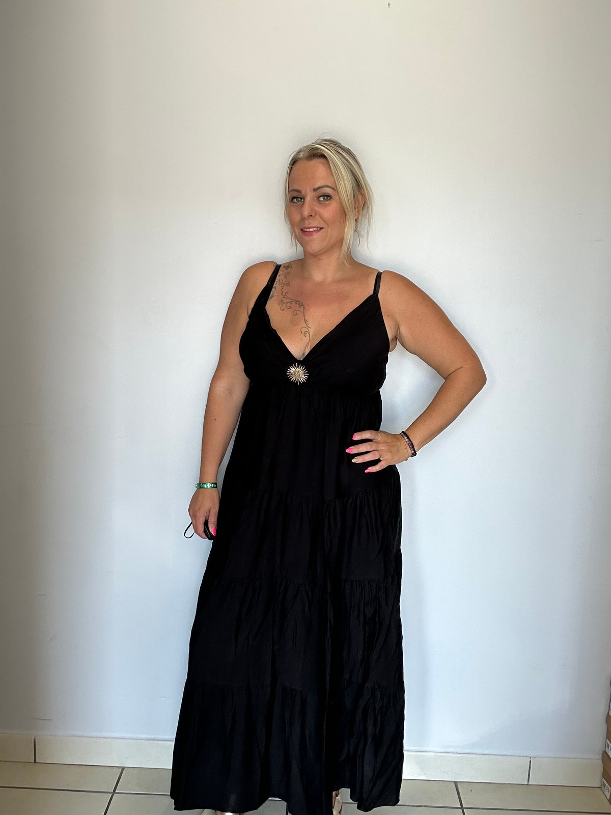 Robe longue soleil petite taille