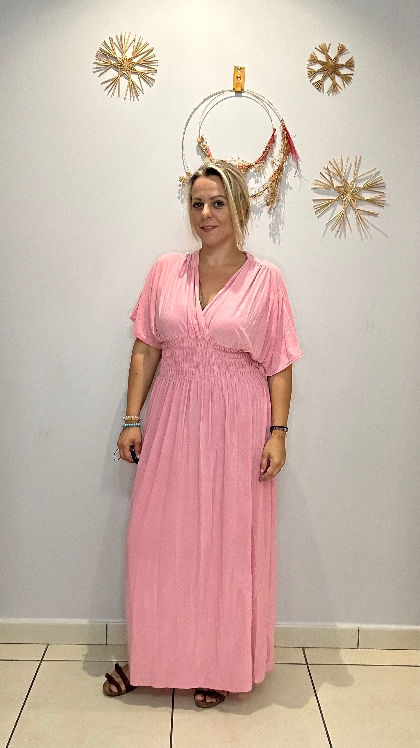 Robe magique longue uni 1966-23