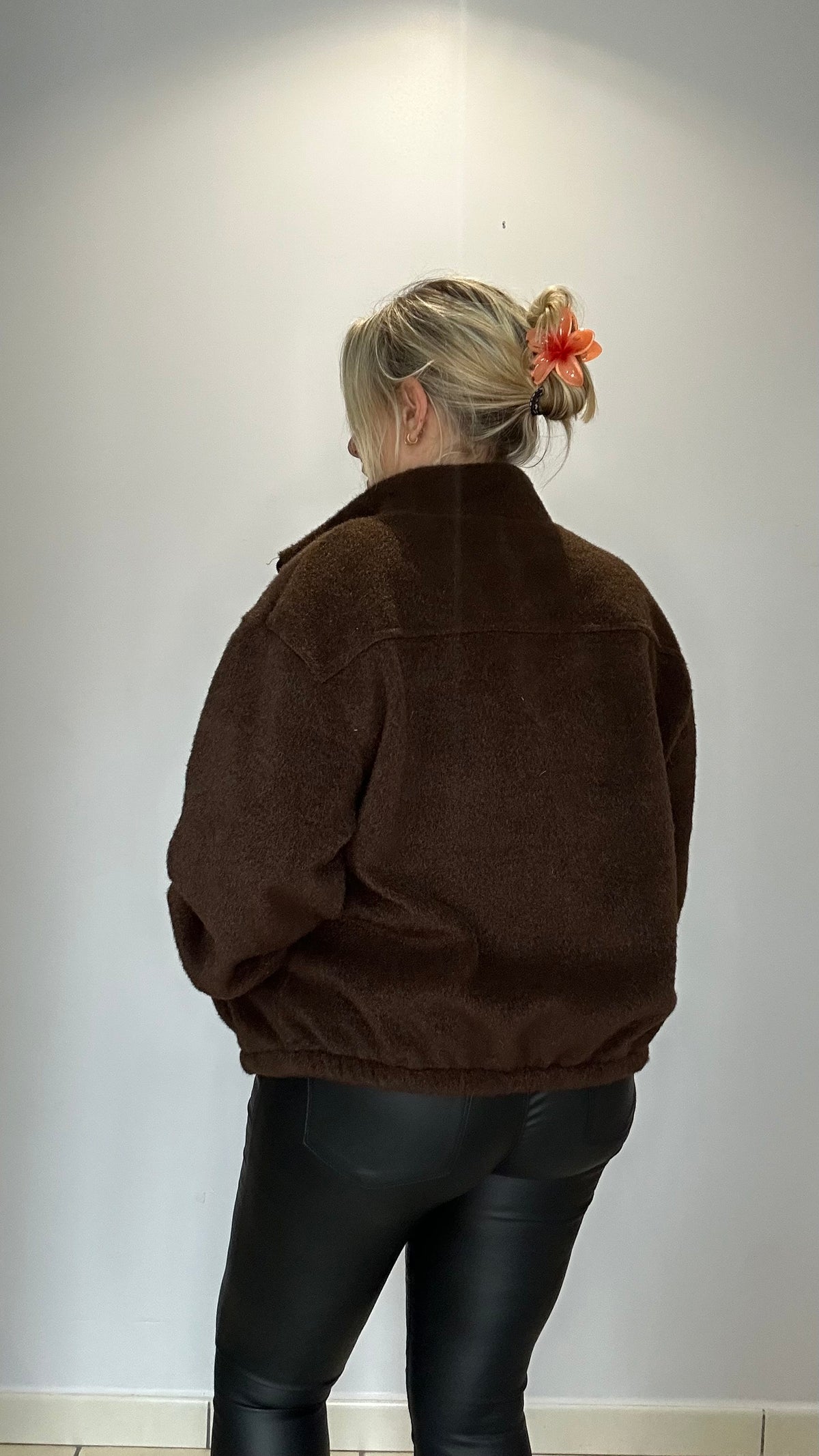Veste fourrure zippée 🤎🖤