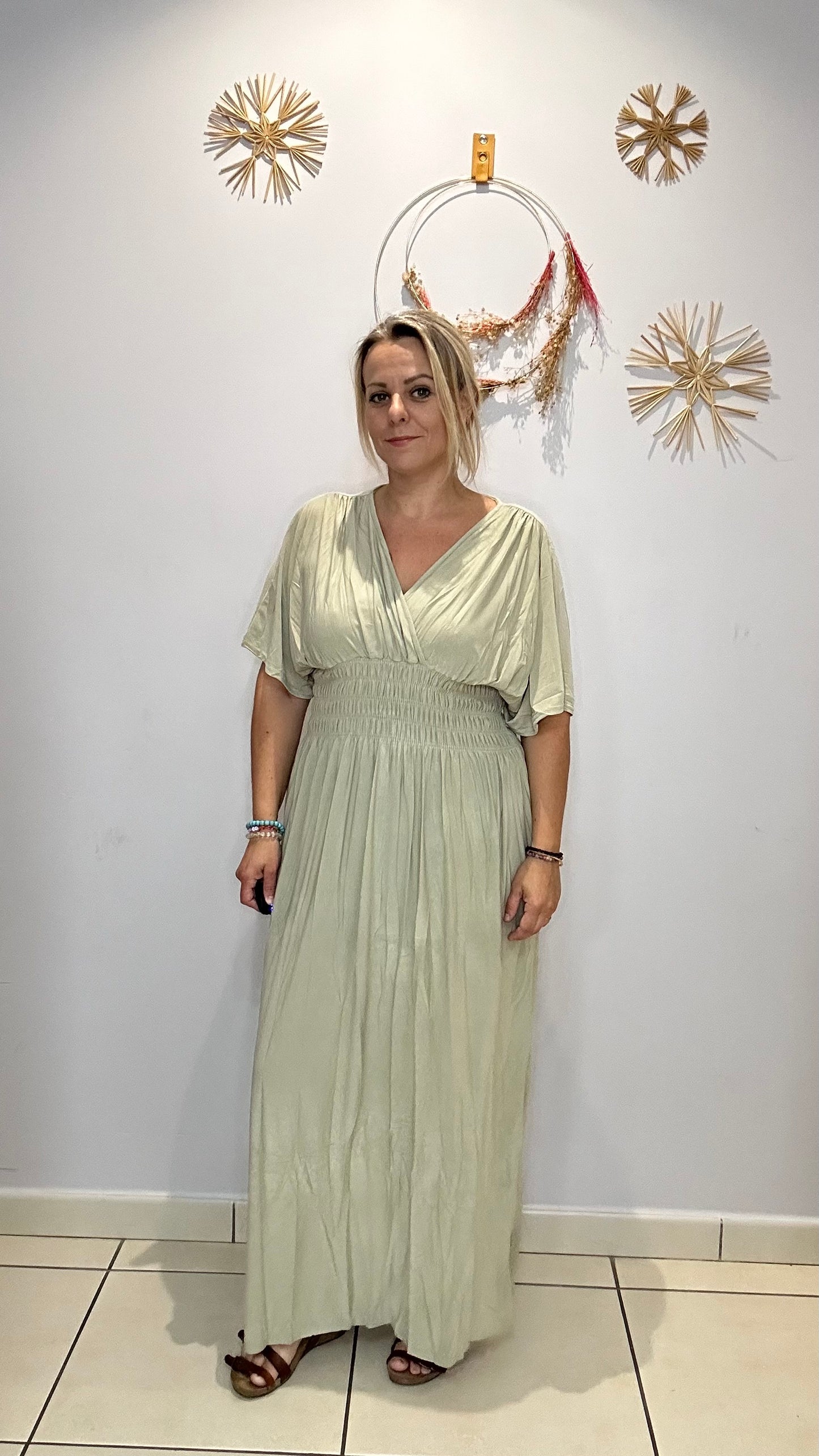 Robe magique longue uni 1966-23