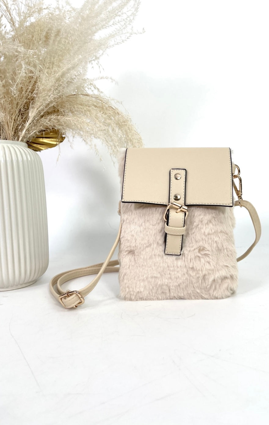 Pochette téléphone bi matière