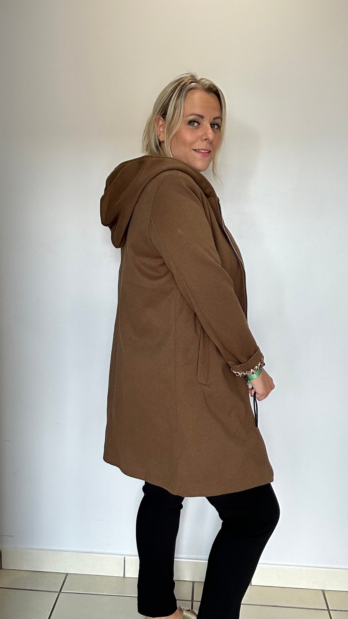 Manteau chocolat