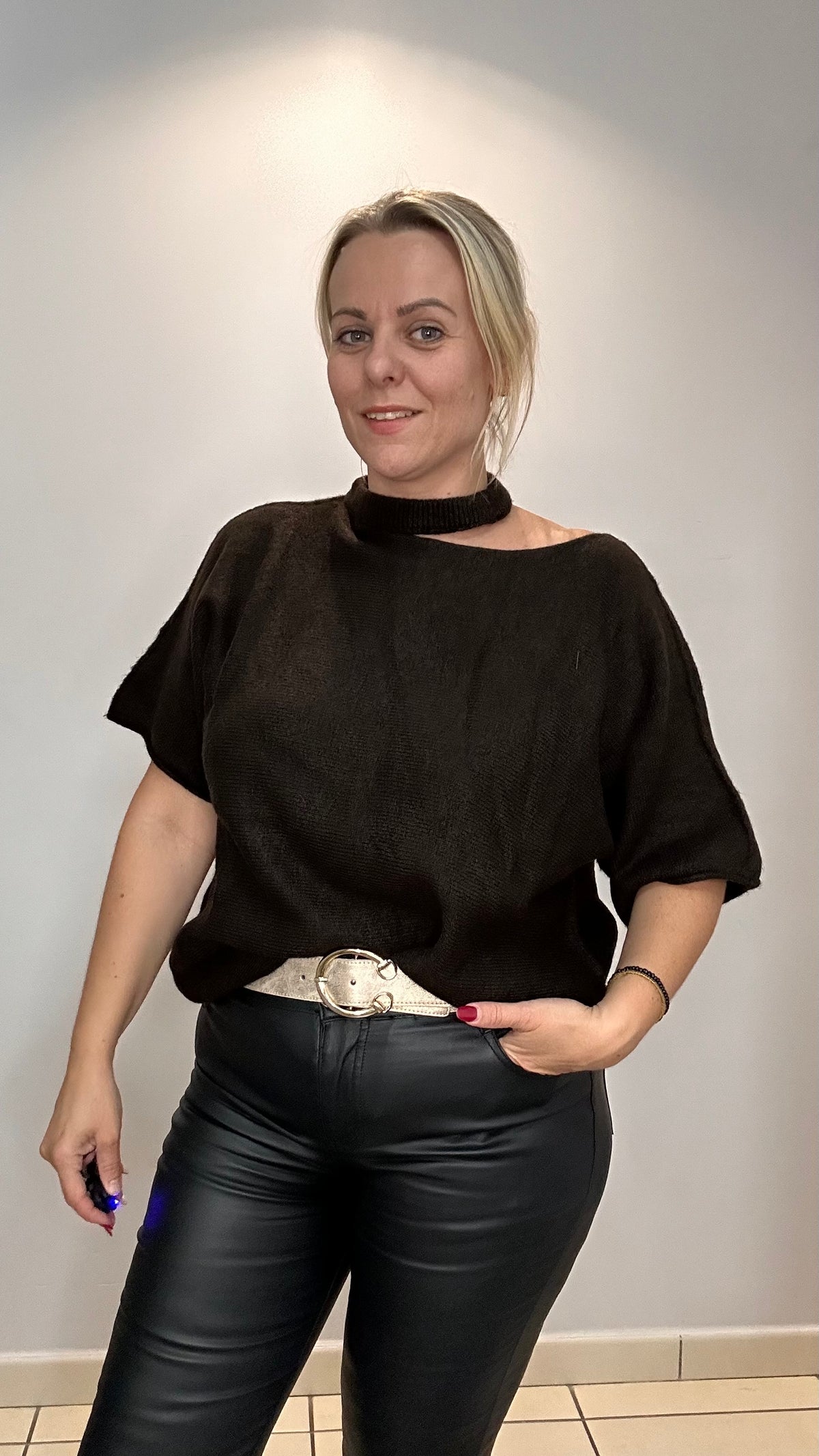 Petit pull ample et élégant